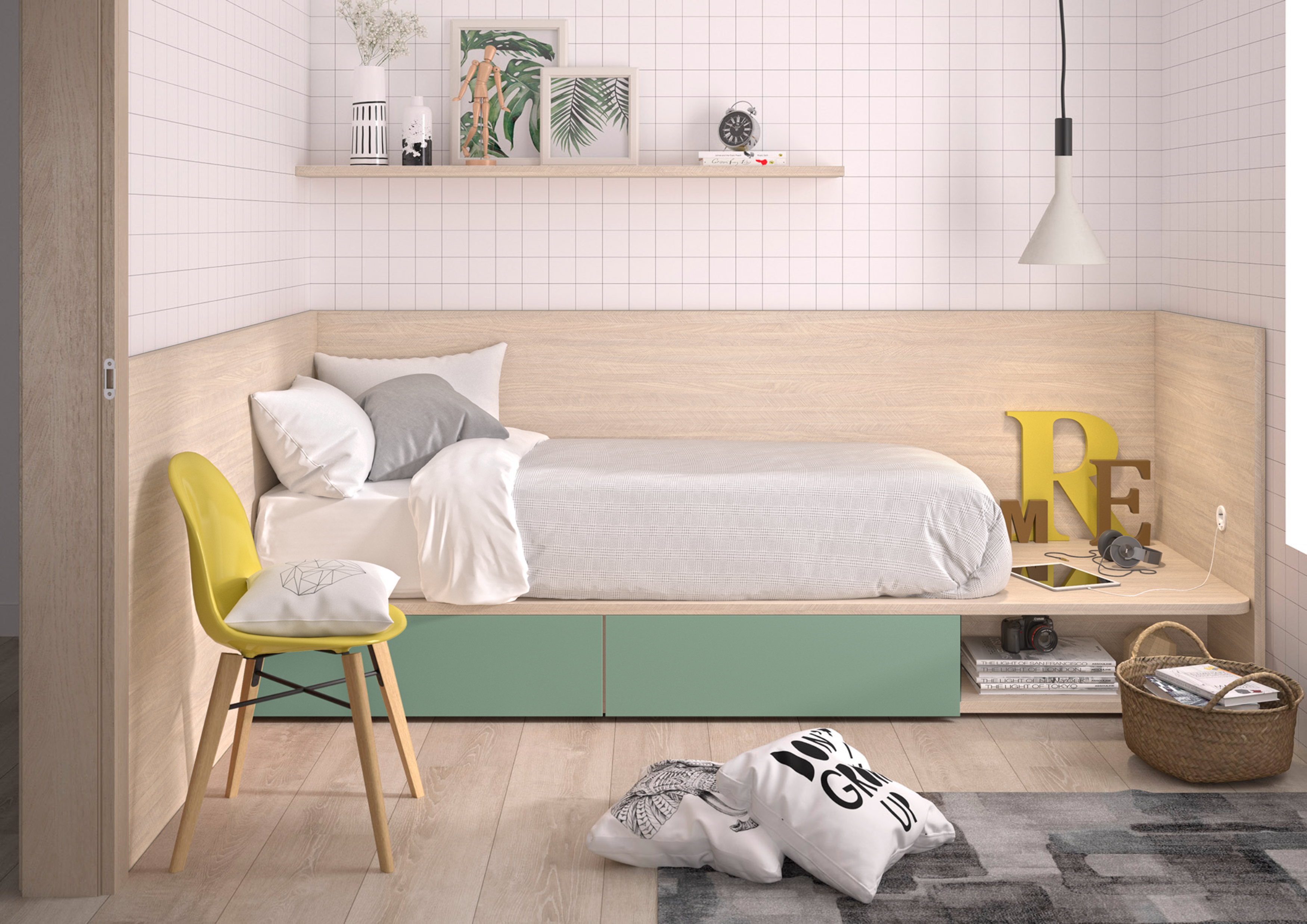 Tablero de aglomerado Japandi 4 cantos de 39.7x80cm y 16mm de espesor - 3