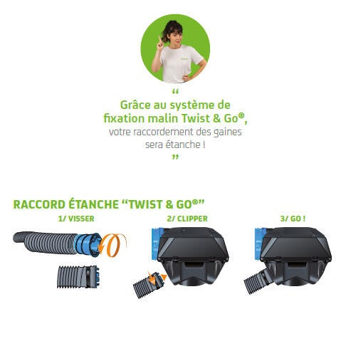 Kit VMC simple flux hygroréglable SAUTER Gauli classique - 7