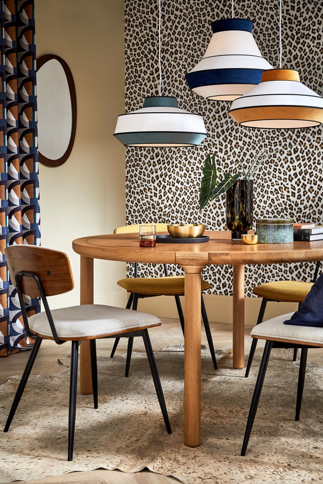 Papier peint intissé Metropolis léopard marron