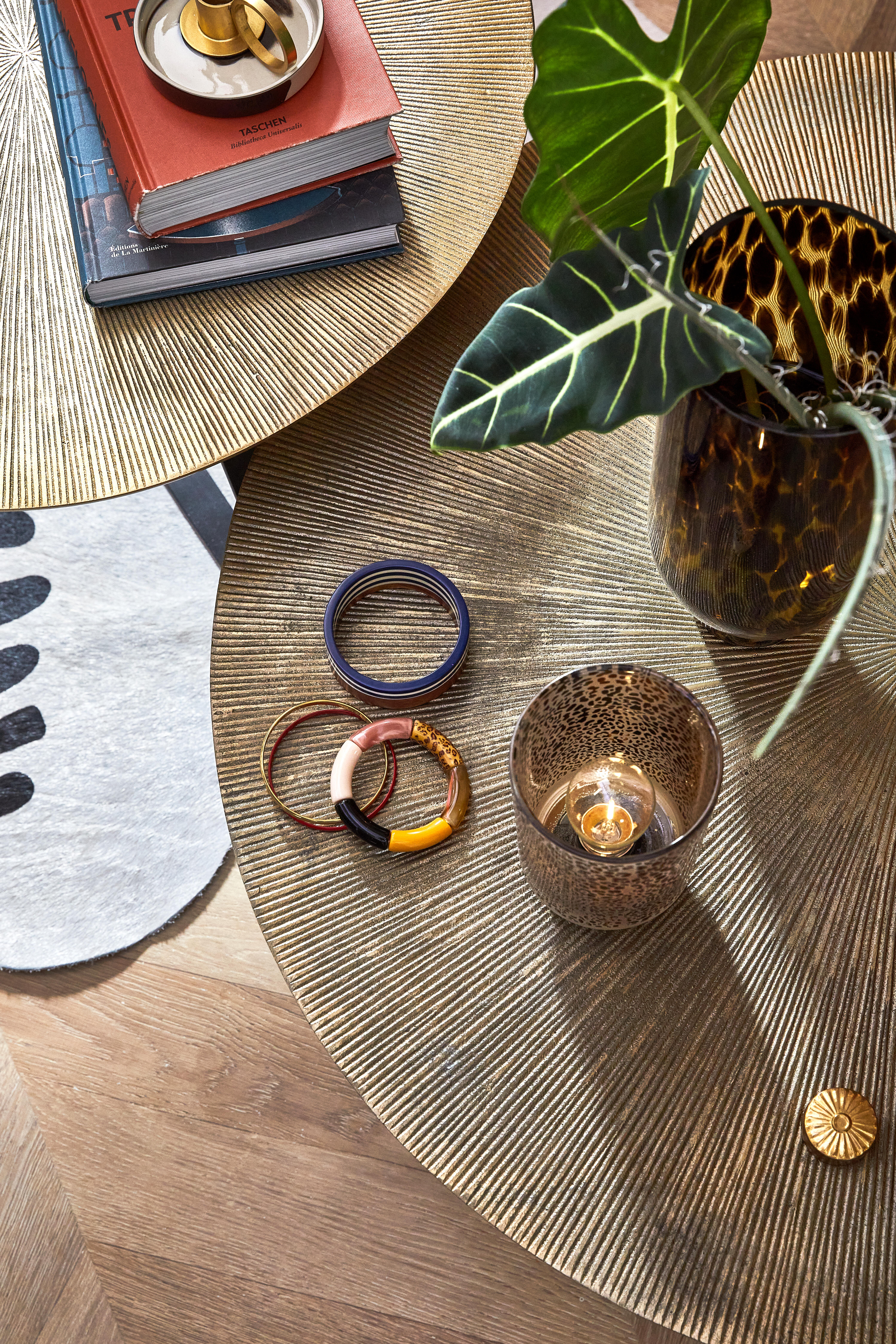 Vase décoratif verre Pavel, marron l.12 x H.28 cm, Diam.12 cm - 5