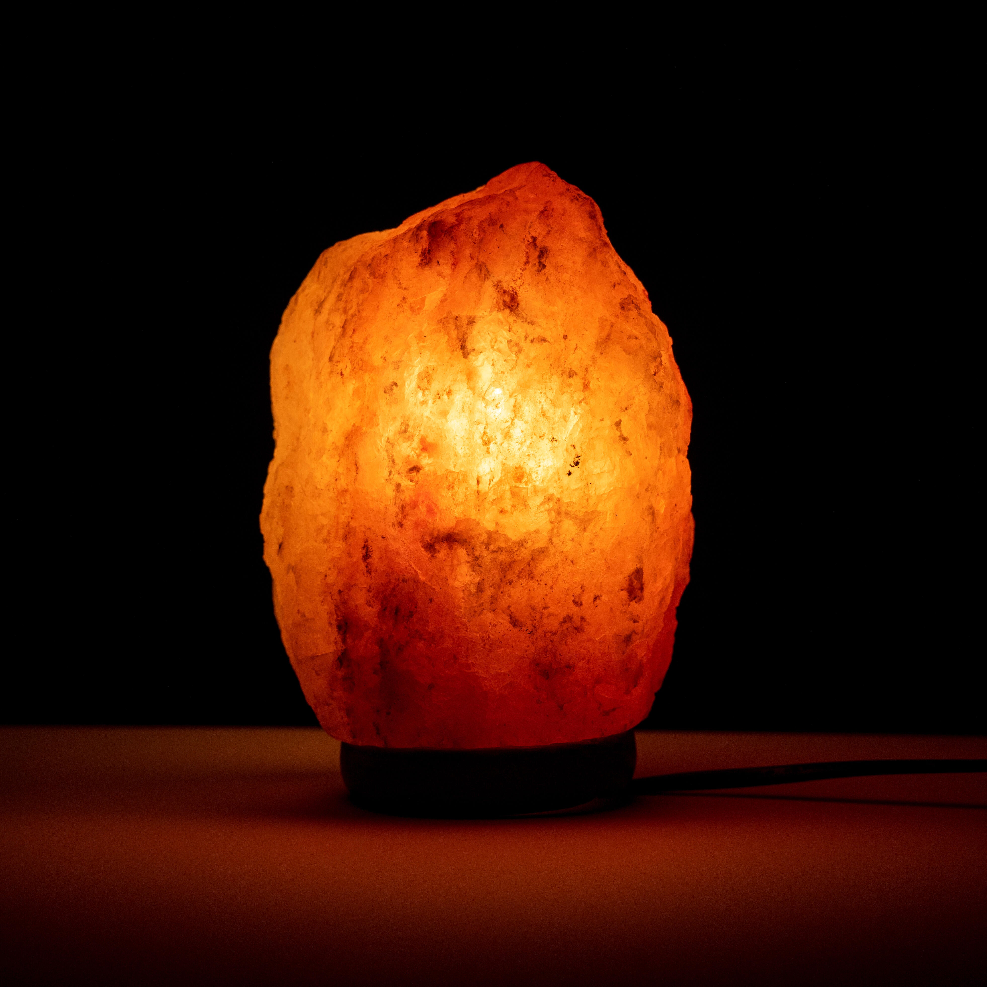 Lámpara de mesa LED Sal FISURA con estructura de madera rosa pantalla rosa alimentación a red - 2