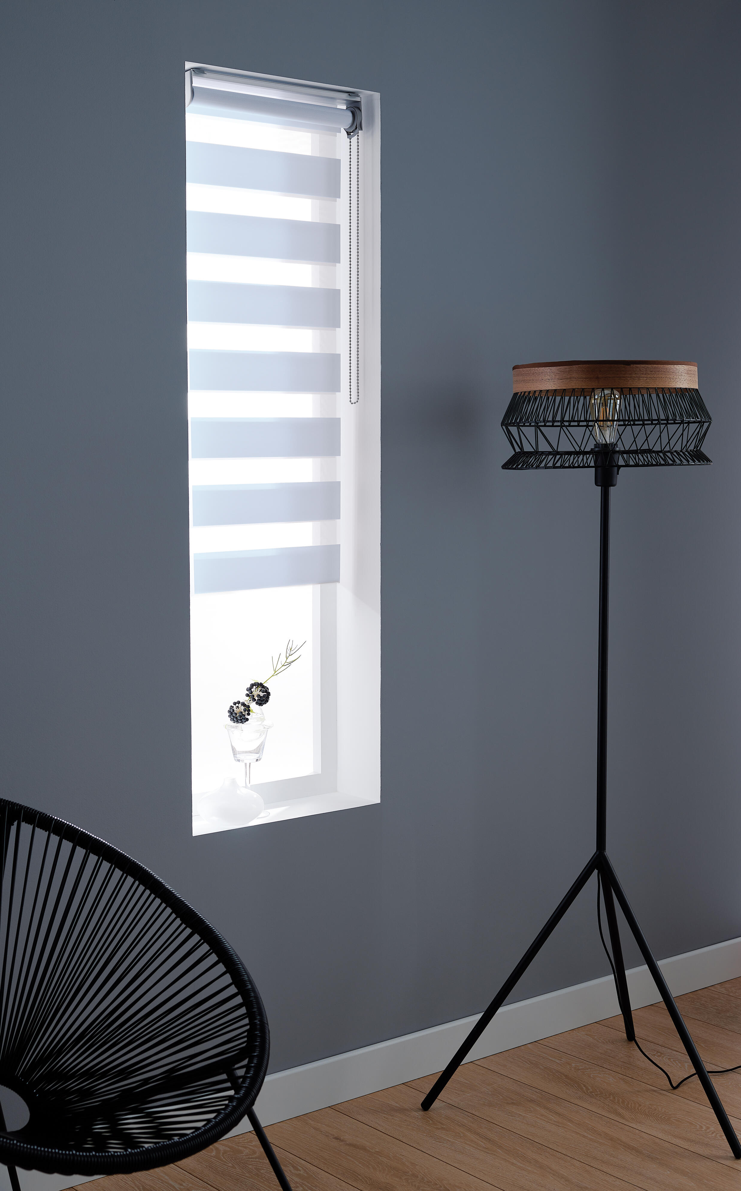 Estore de rolo INSPIRE NOITE&DIA 75X250CM WHITE - 10