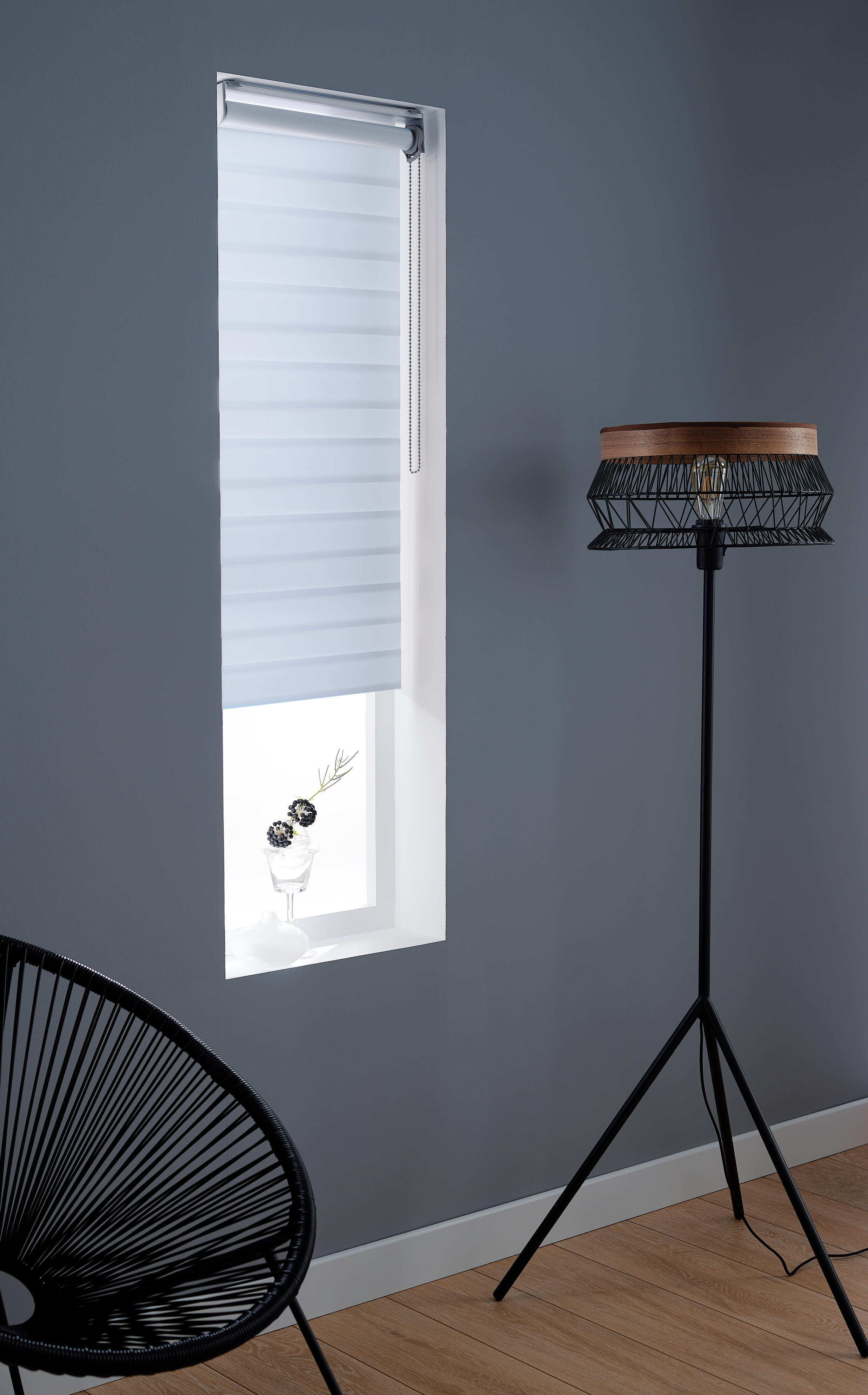 Estore de rolo INSPIRE NOITE&DIA 75X250CM WHITE - 8