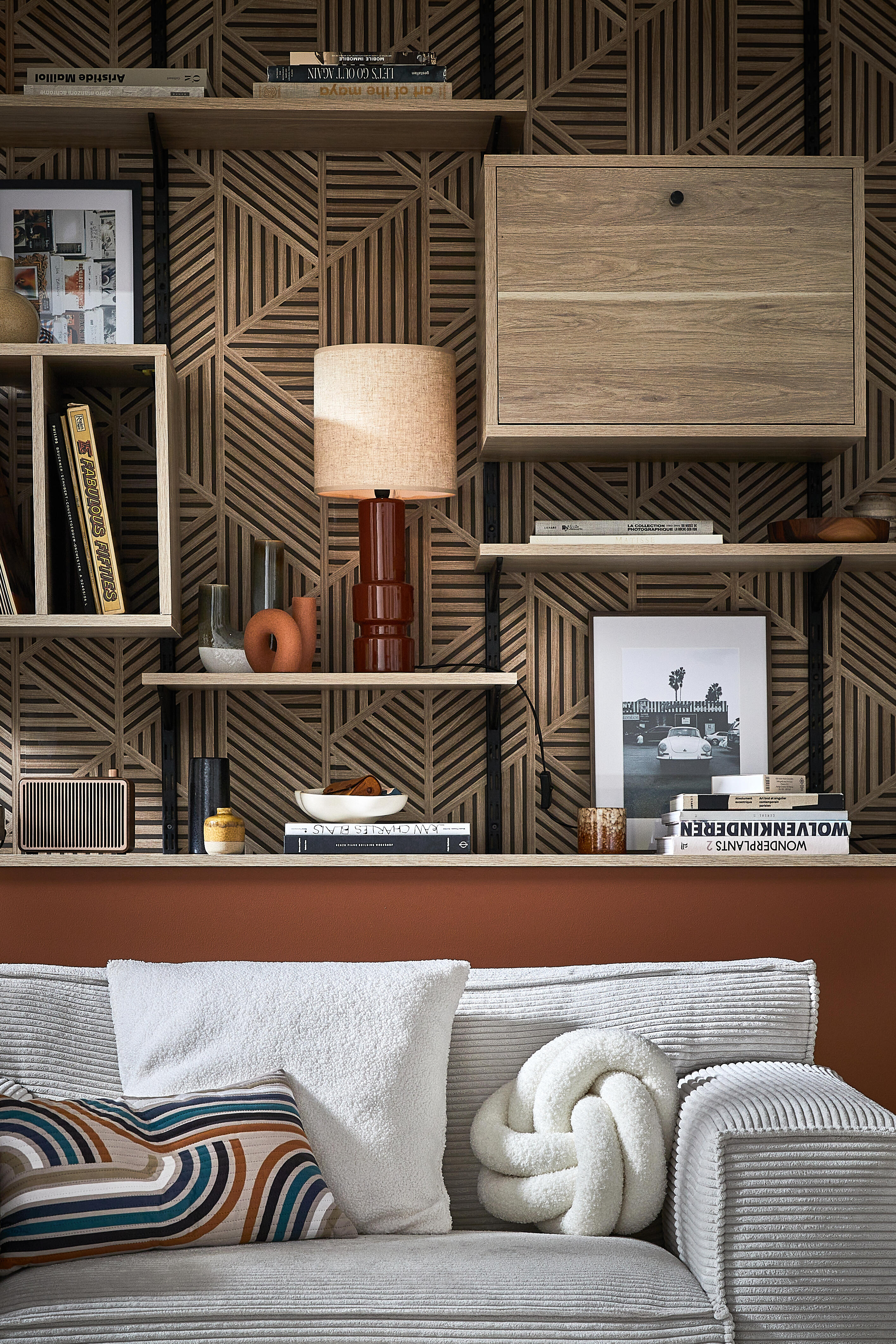 Coussin Charly, à bouclettes, blanc l.50 x H.50 cm INSPIRE - 7