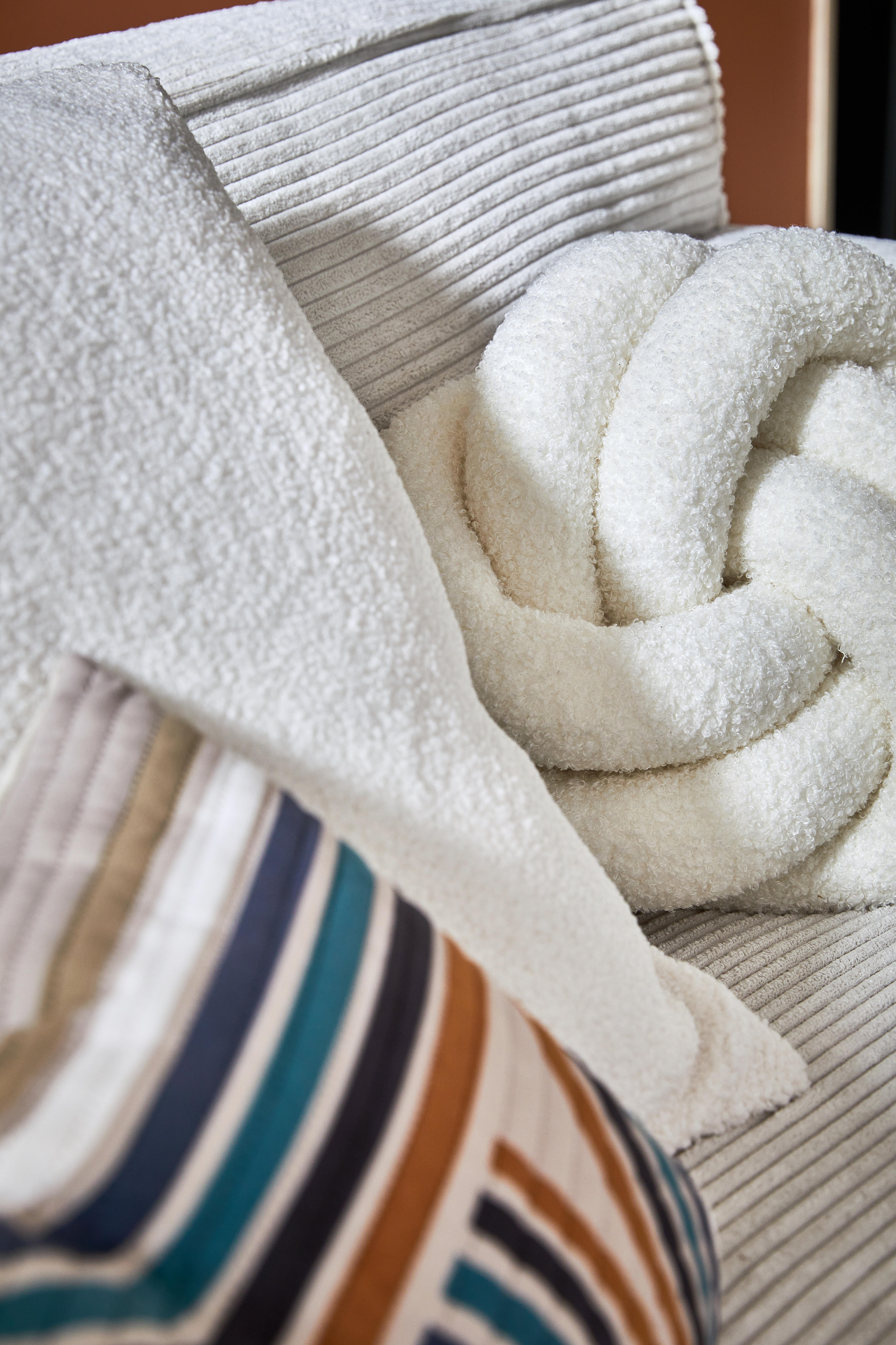 Coussin Olya, multicouleur l.50 x L.30 cm - 5