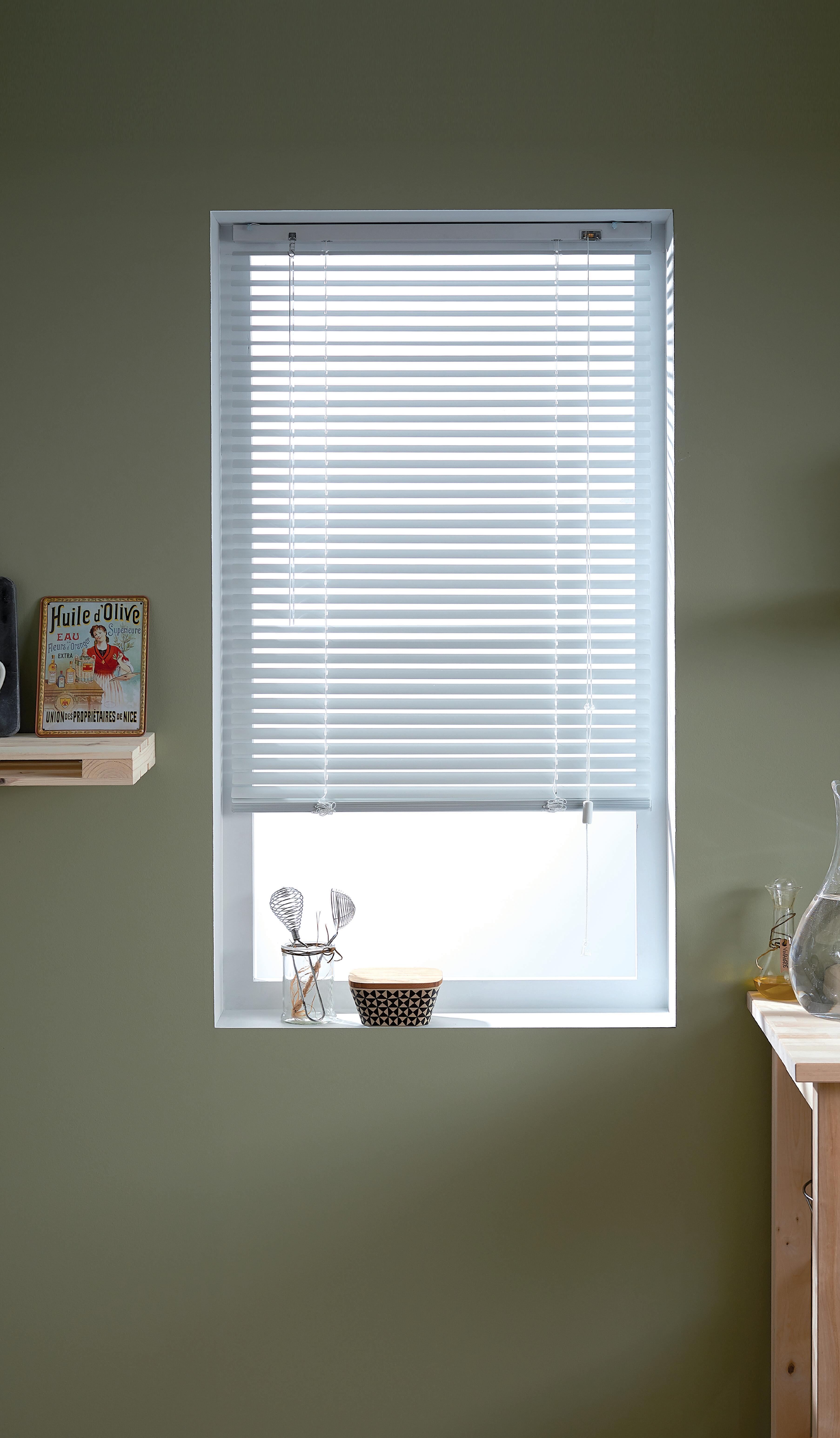 Veneciana de aluminio los ángeles blanca de 120x175 cm