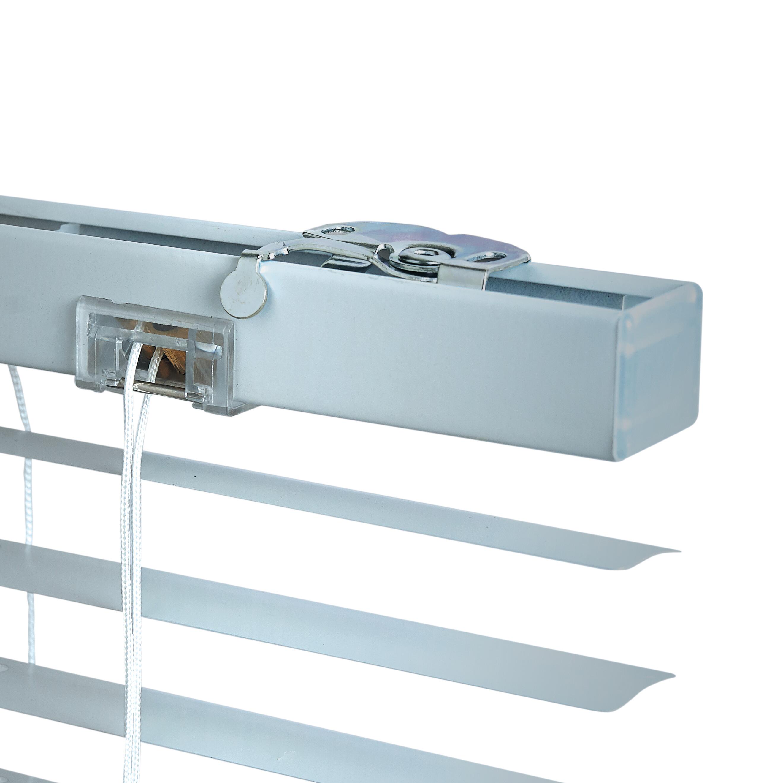 Store vénitien Aluminio 25 mm argenté, l.80 x H.175 cm, INSPIRE - 4