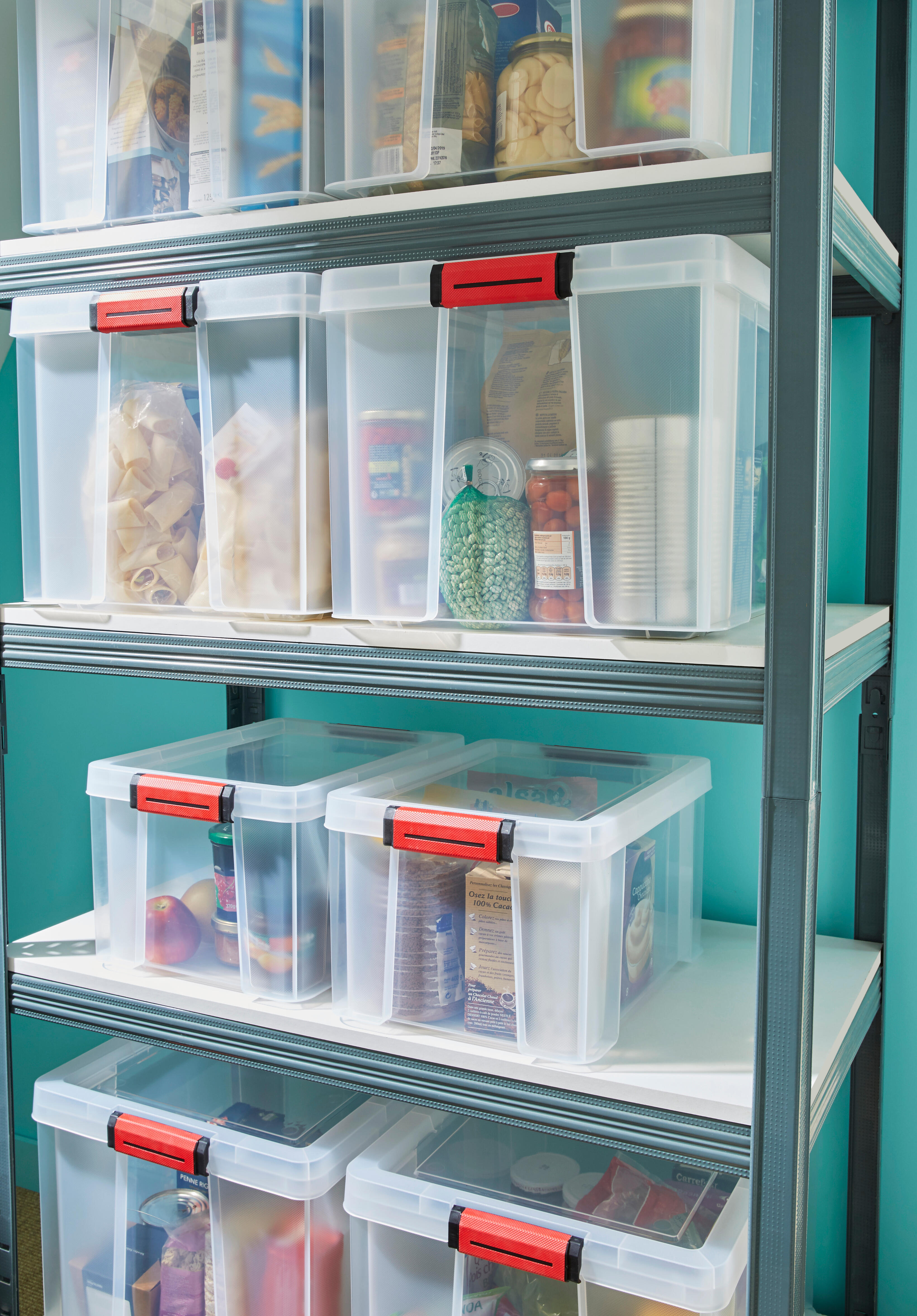 Boite à clip Clip'n Store SUNDIS 27L, l.39 x P.50 x H.20 cm - 5