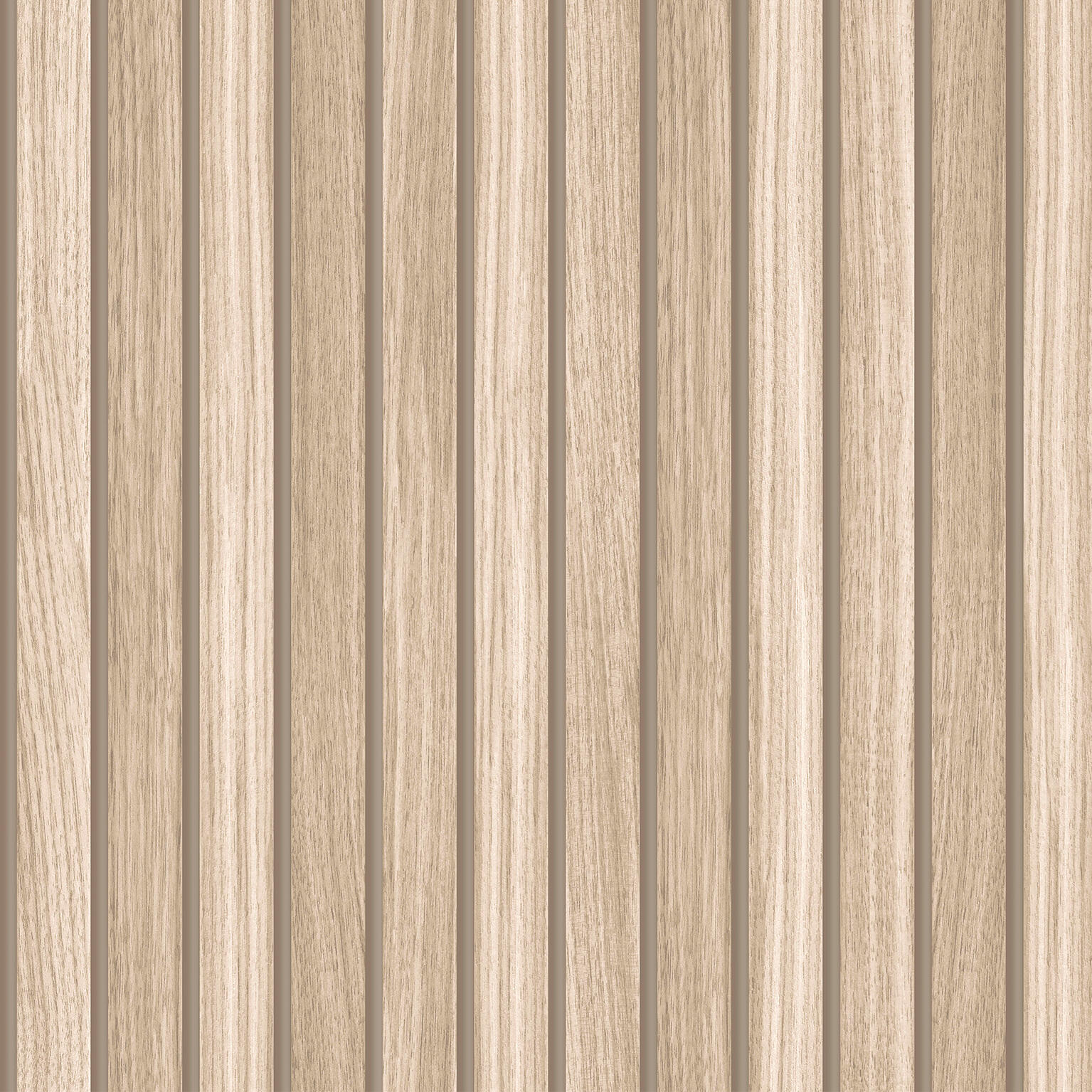 Papier peint intissé Tasseaux brun clair - 2