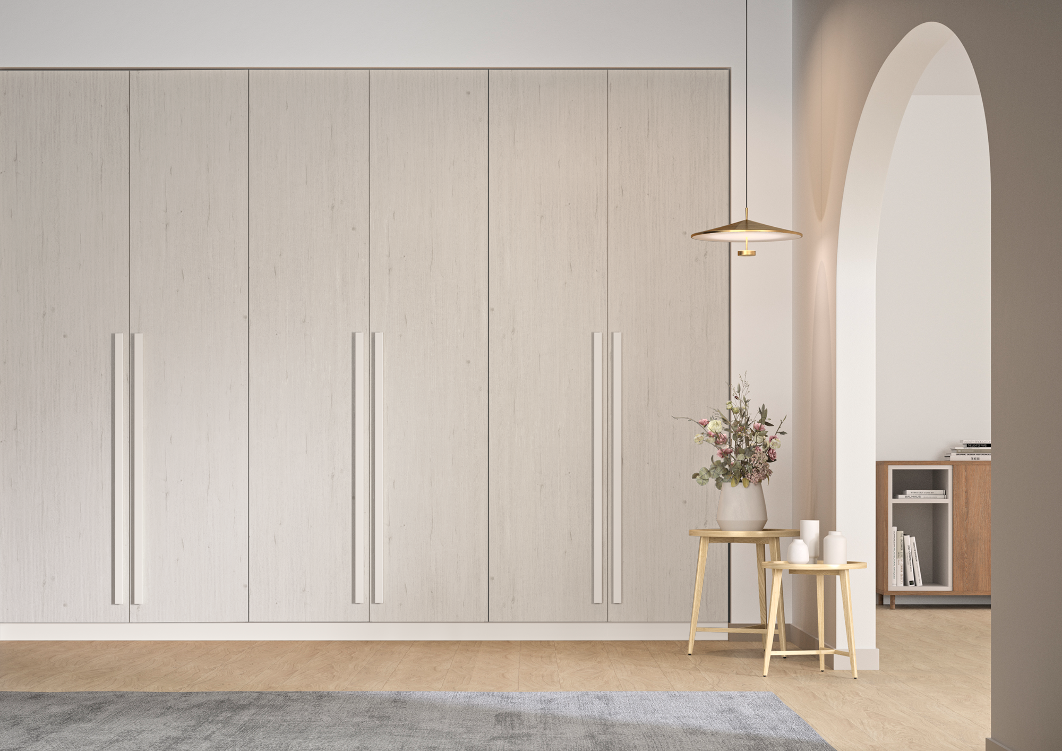 Prateleira de melamina BRANCO DAFNE 1200X597X16MM - 5