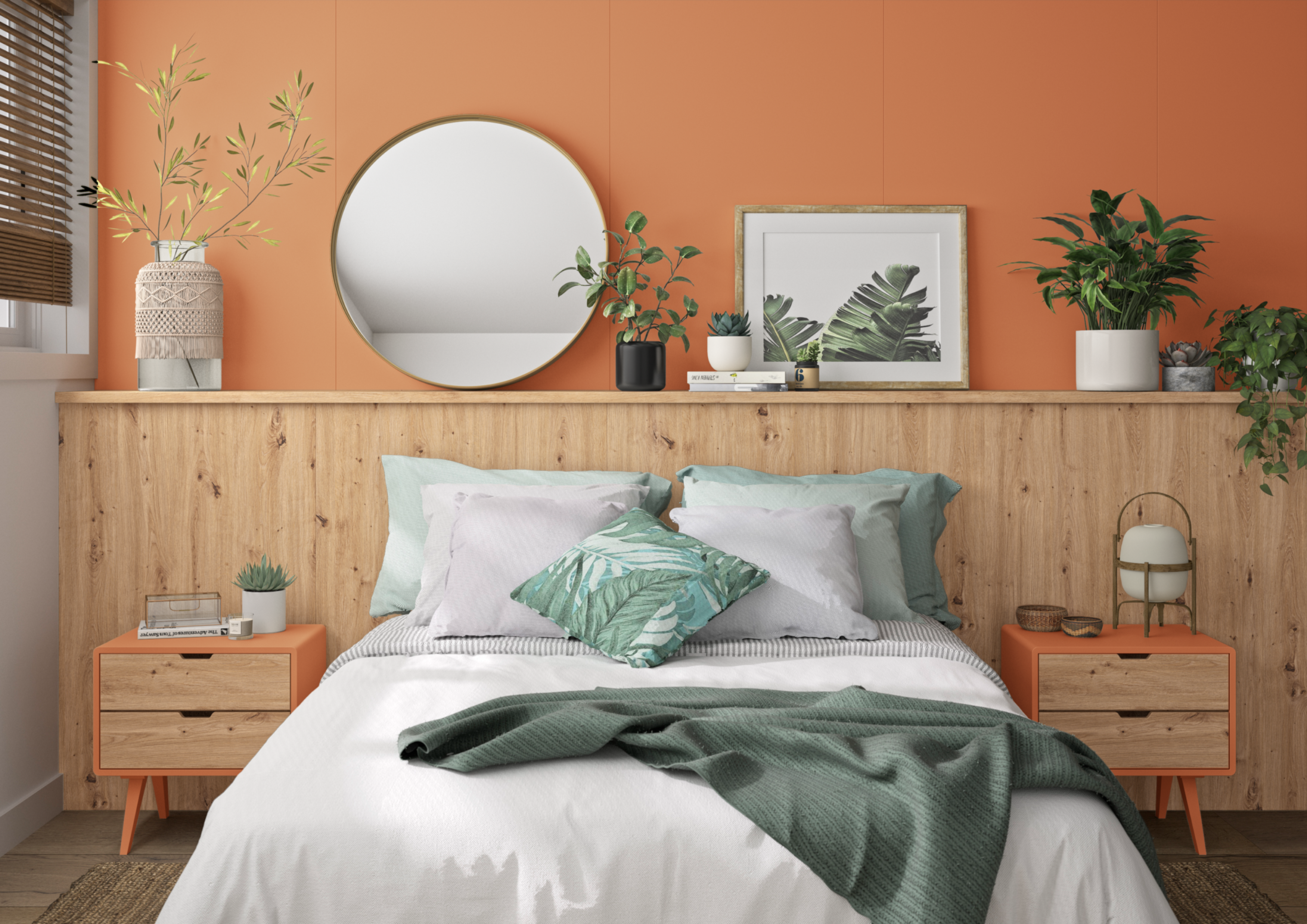 Tablero de aglomerado Roble Amazona 4 cantos de 39.7x80cm y 16mm de espesor - 4