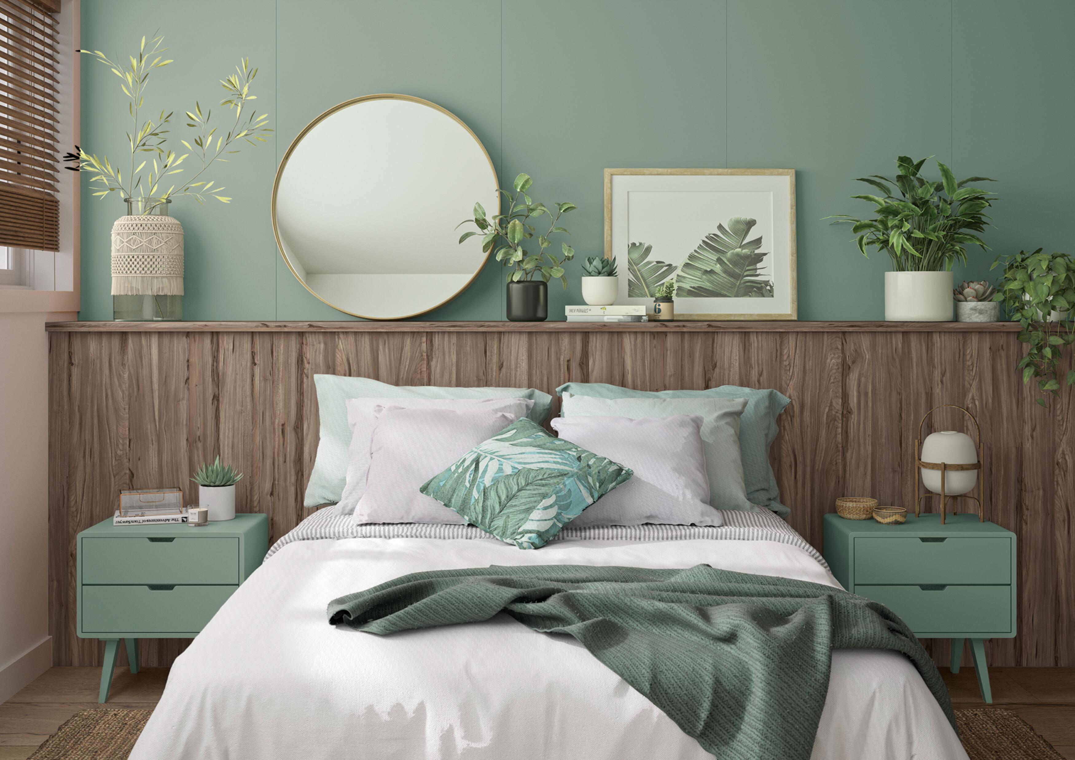 Tablero de aglomerado Olmo Wabi 4 cantos de 39.7x80cm y 16mm de espesor - 5