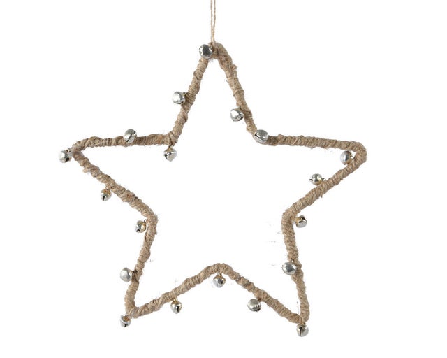 Estrelas e sinos para árvore