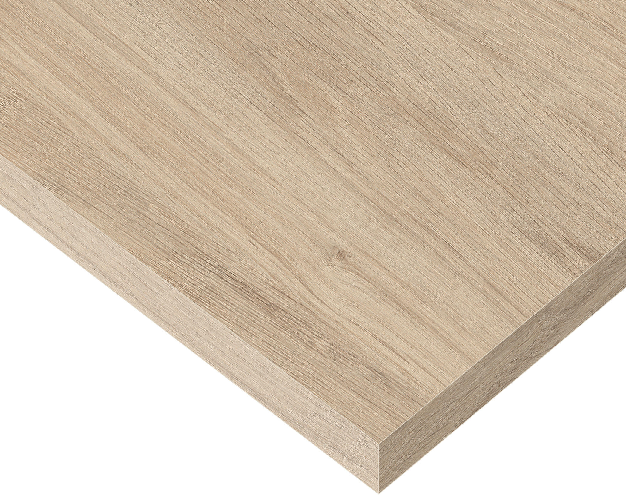 Tablero de aglomerado roble aurora 4 cantos de 59.7x120cm y 16mm de espesor