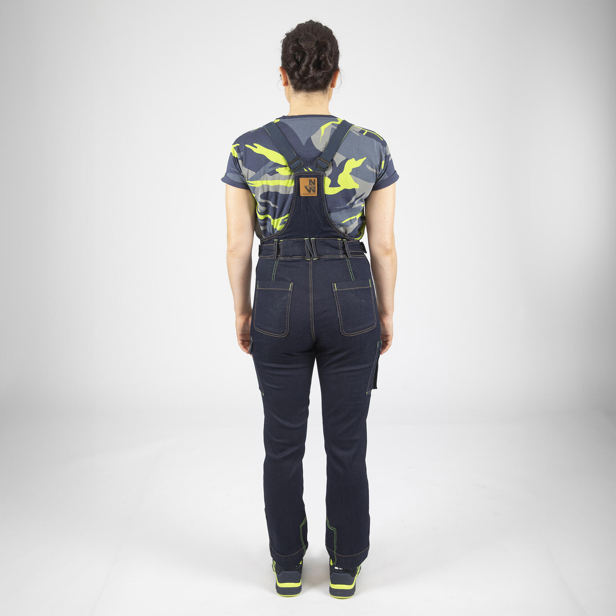 Salopette de travail Manea l NINE WORTHS bleu, taille 40 - 7