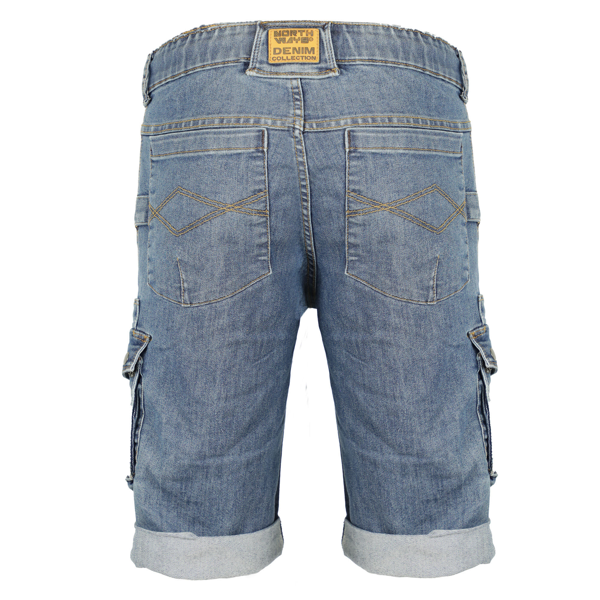 Bermuda 1385-noir-56 NINE WORTHS bleu clair, taille 40 - 2