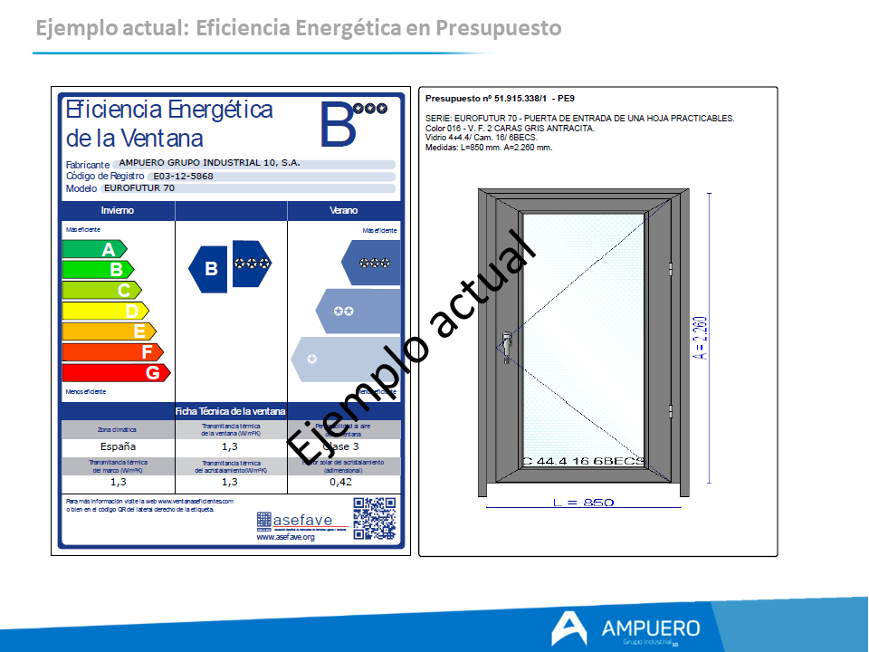 Balconera PVC ARTENS nogal oscilobatiente con persiana guía mosquitera 85X229cm - 19