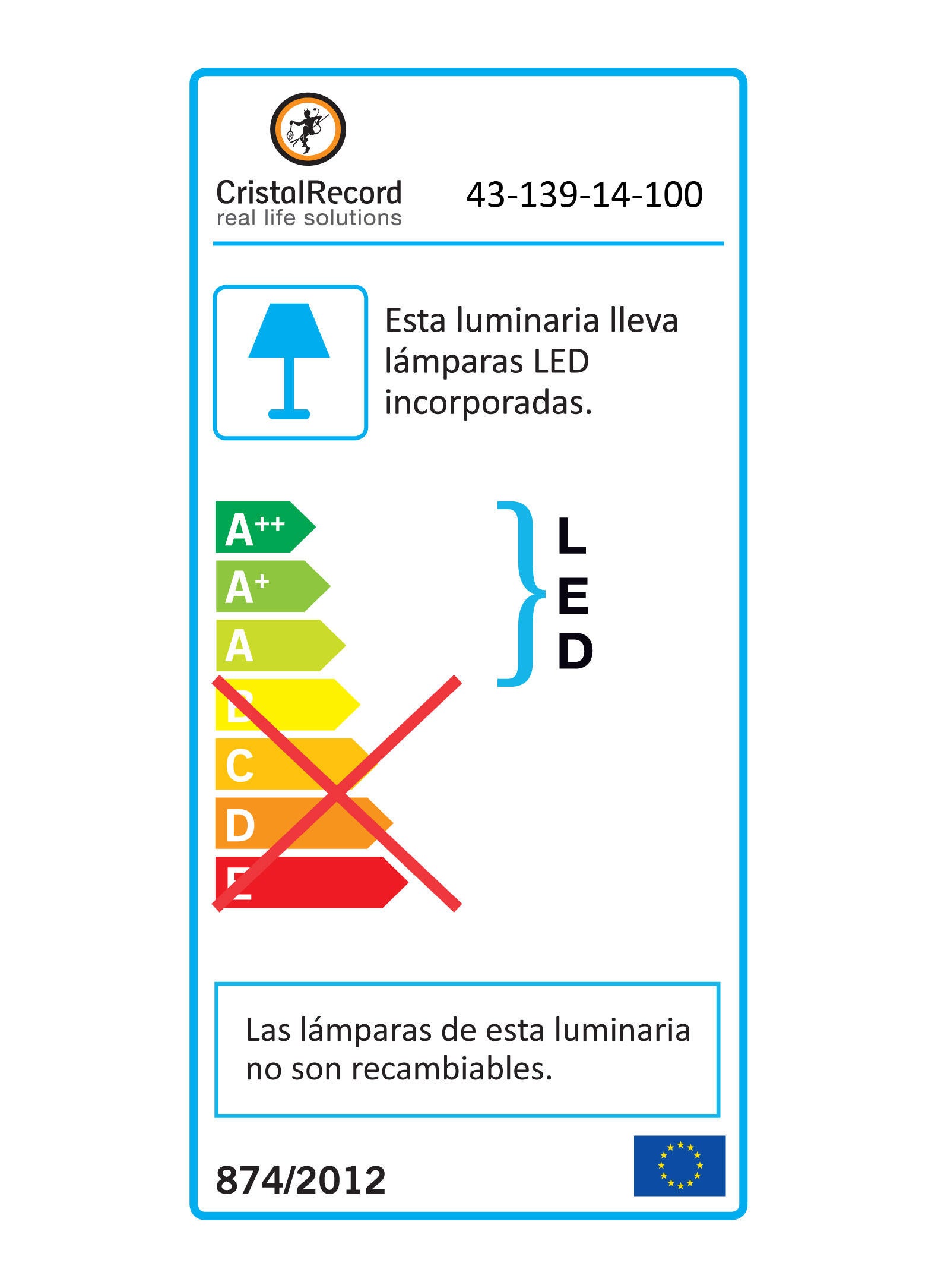 Aplique LED Geria, 11W+3W, 1210+330LM, 3000k, 2 interruptores, metal, blanco - 9