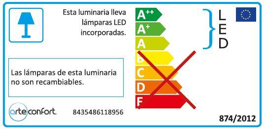 Ventilador de techo con luz motor DC Capri plata - 15
