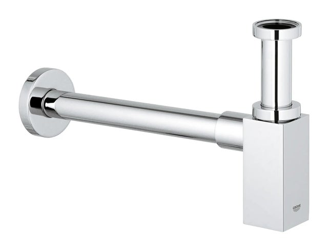 Sifão de lavatório quadrado Grohe cromado