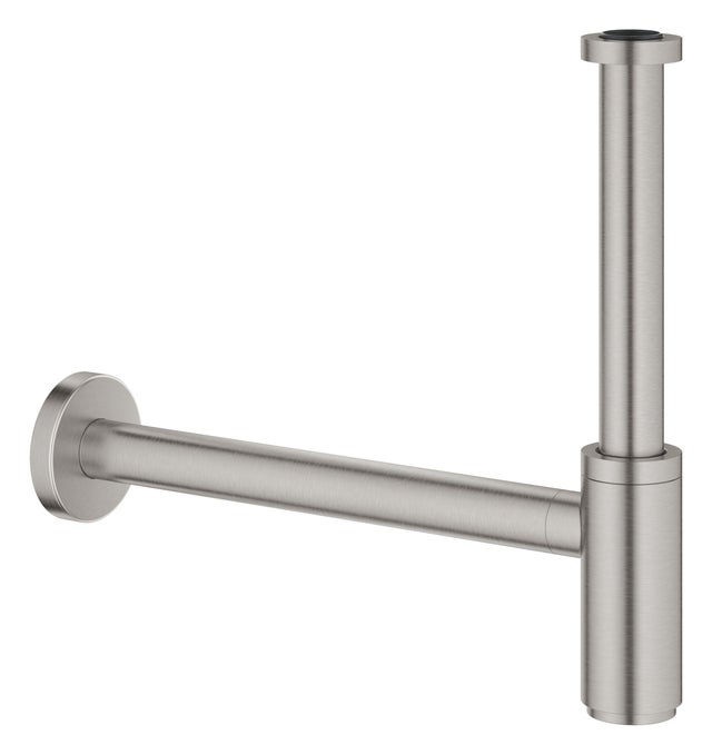 Sifão de lavatório Grohe escovado
