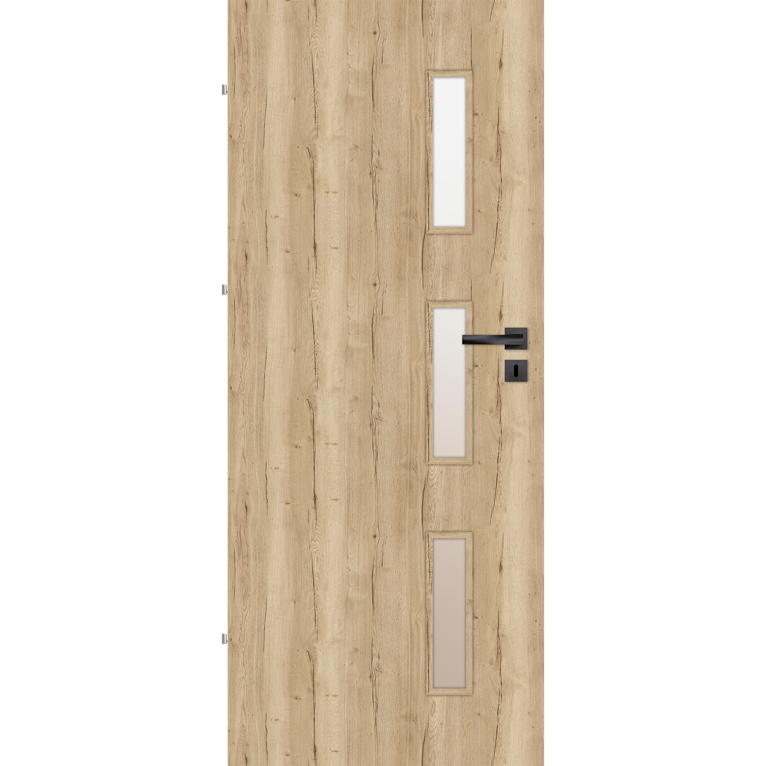 Drzwi wewnętrzne pokojowe Mars dąb halifax 80 prawe Nawadoor