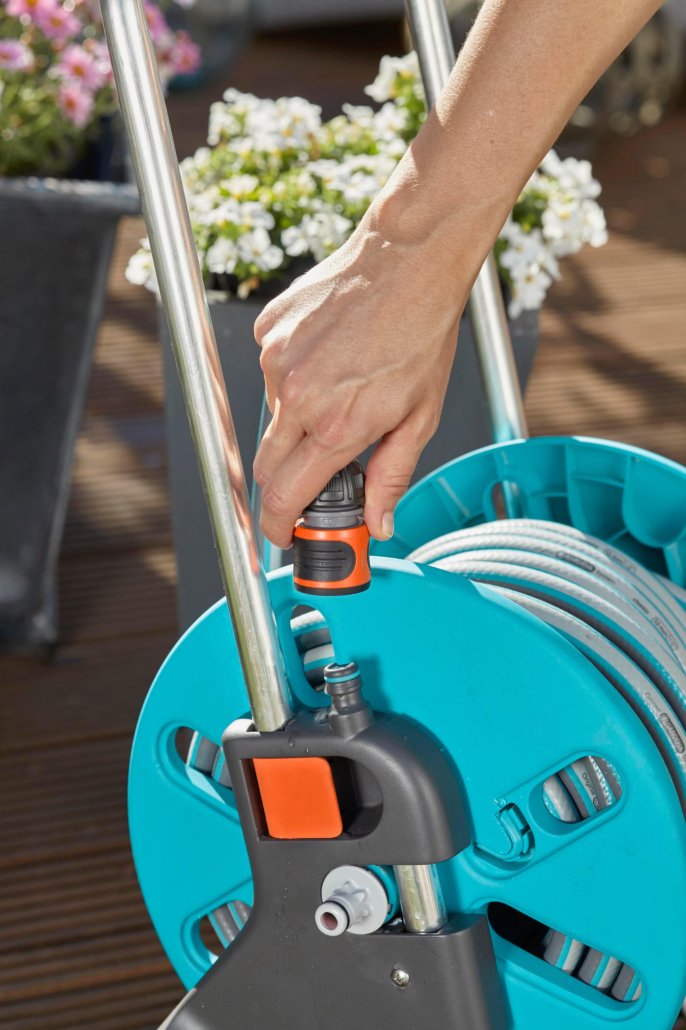 Con ruedas, equipado GARDENA de 20m de 13mm de ø - 5