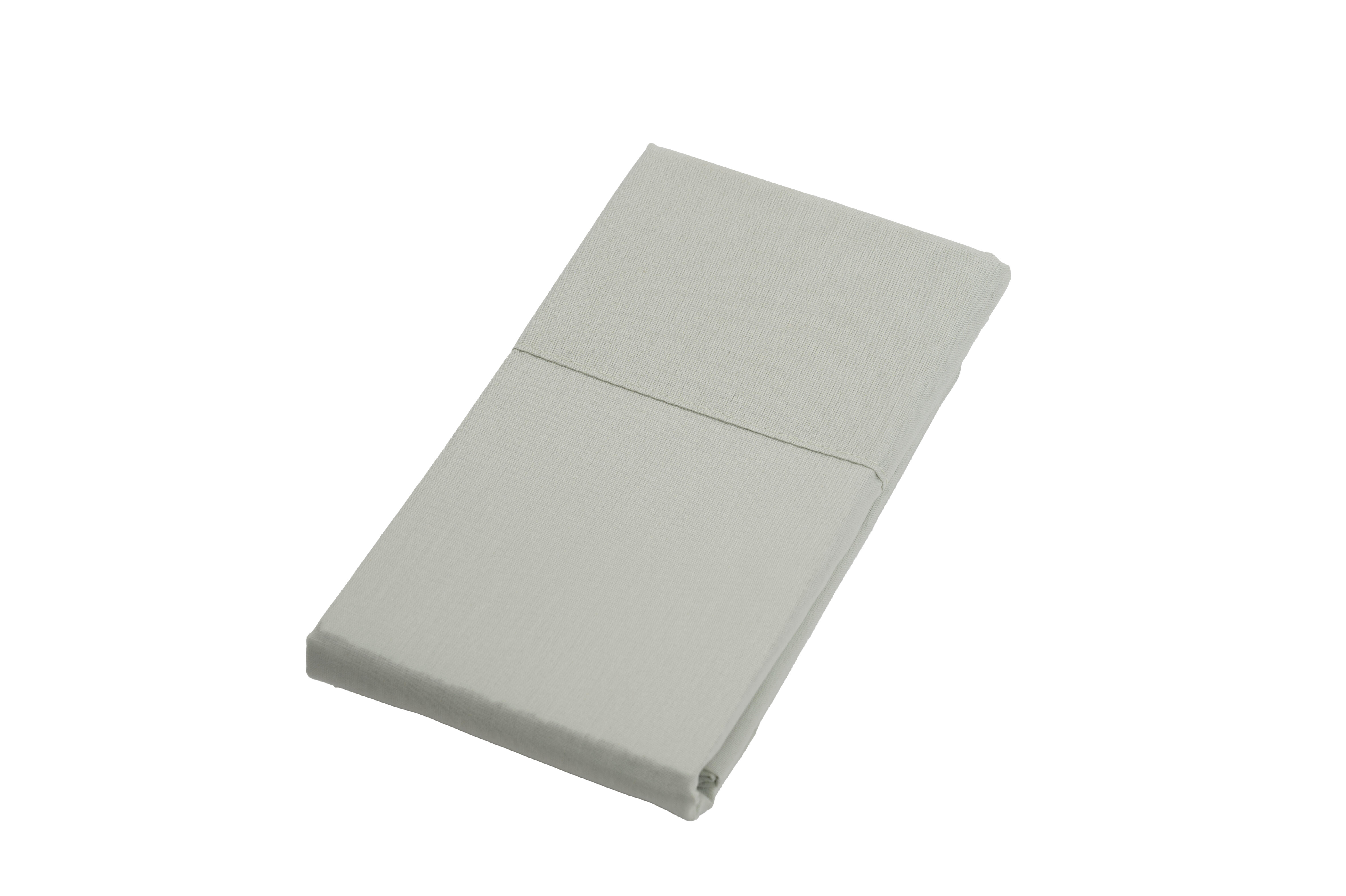 Funda de almohada de algodón 144 hilos Esencial verde agua 45 x 125 cm para cama de 105 cm - 6