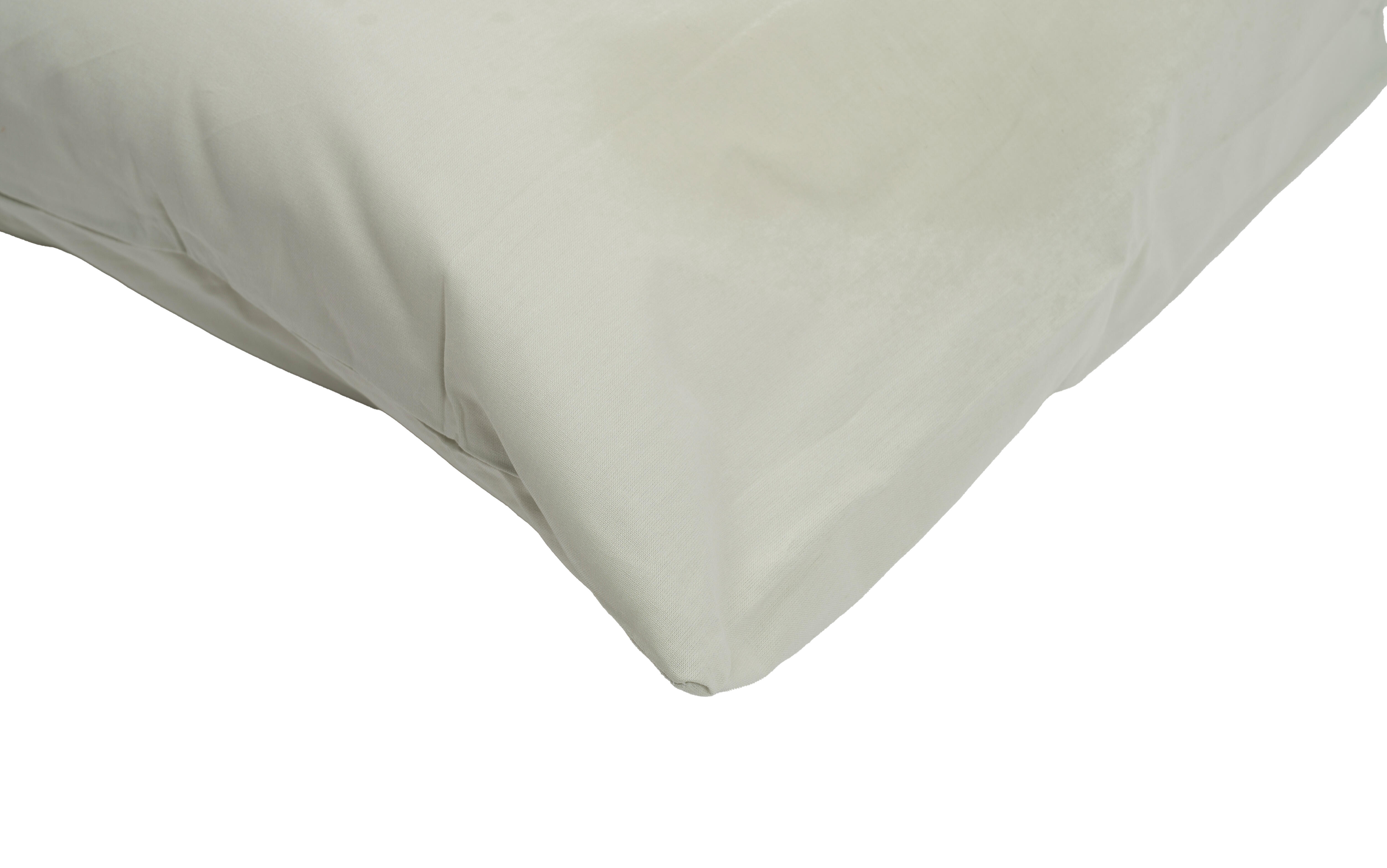 2 Fundas de almohada Esencial algodón 144 hilos verde agua 50 x 75 cm para cama de 135, 140, 150, 160 cm - 2