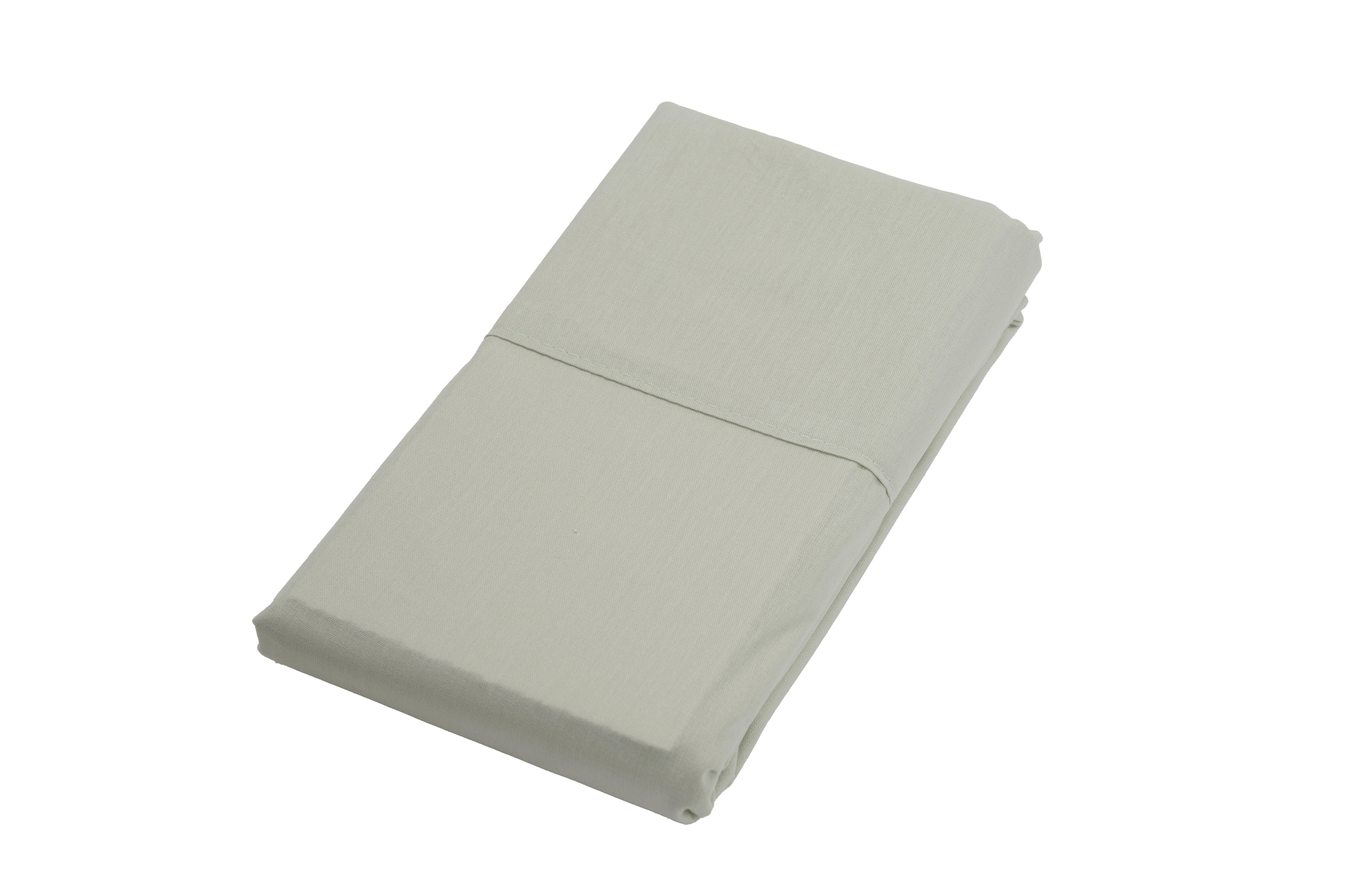 2 Fundas de almohada Esencial algodón 144 hilos verde agua 50 x 75 cm para cama de 135, 140, 150, 160 cm - 6