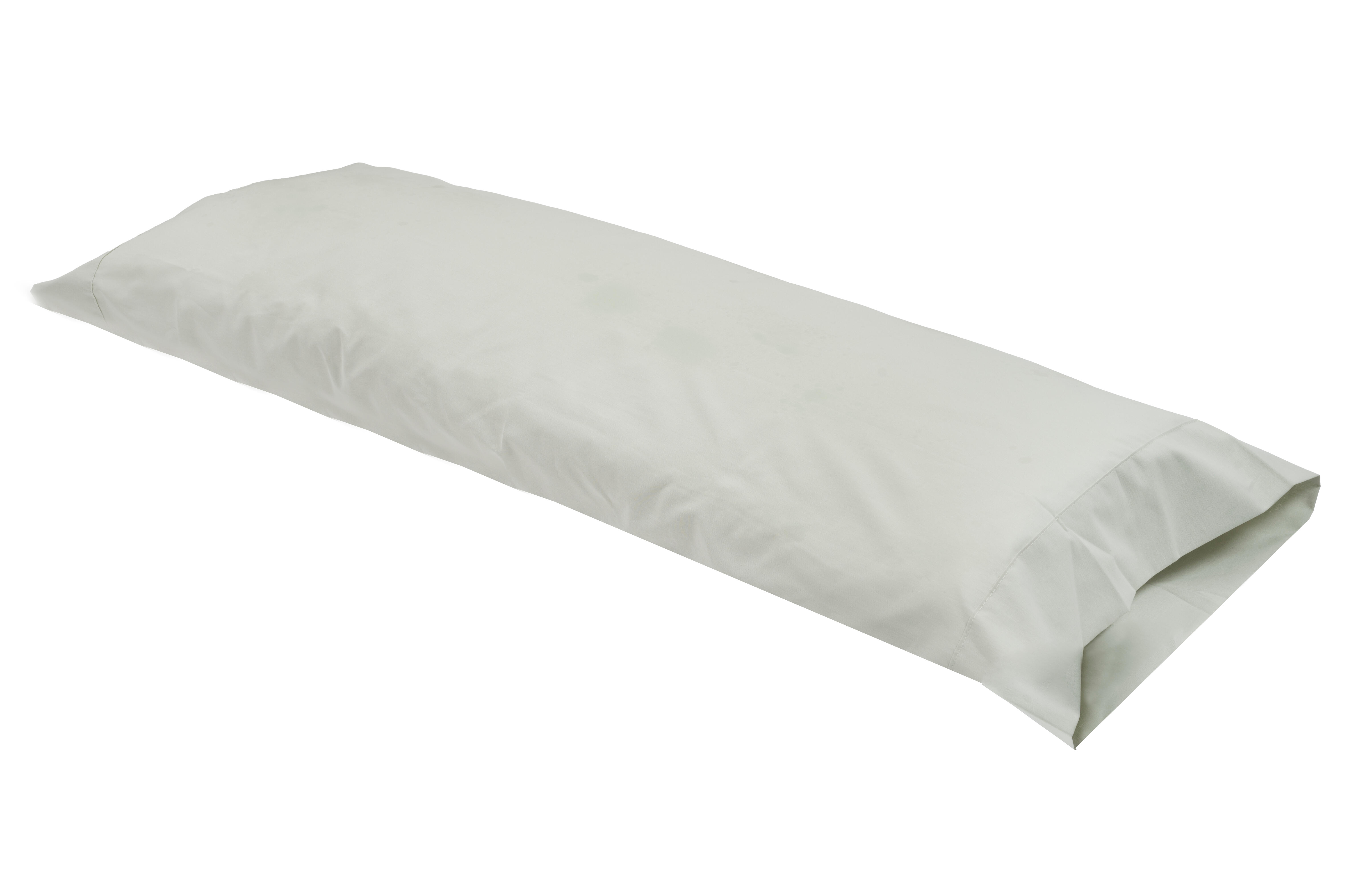 2 Fundas de almohada Esencial algodón 144 hilos verde agua 50 x 105 cm para cama de 90, 105, 180, 200 cm - 5