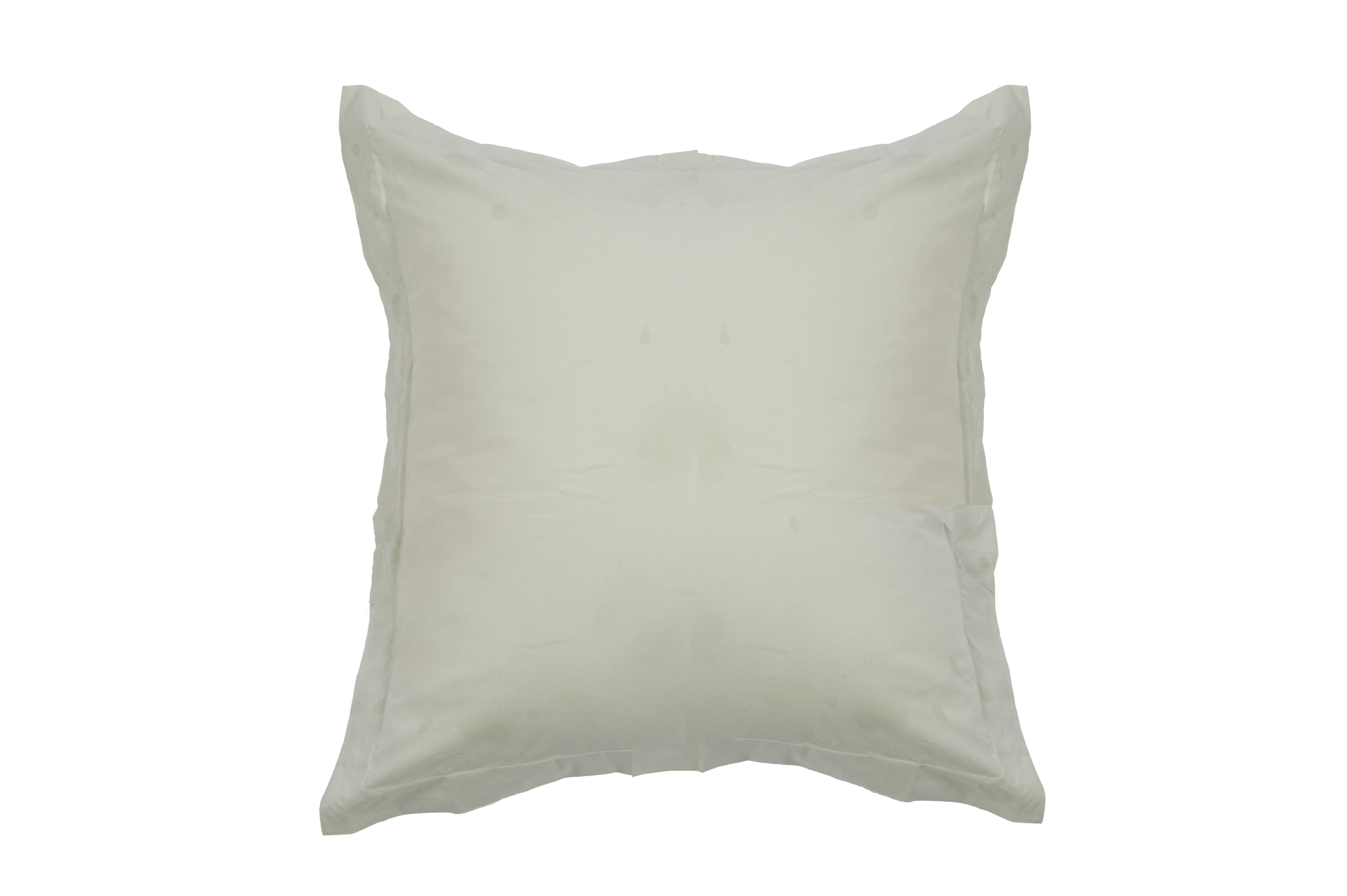 Funda para cuadrante de cama algodón 144 hilos verde agua 60 x 60 cm