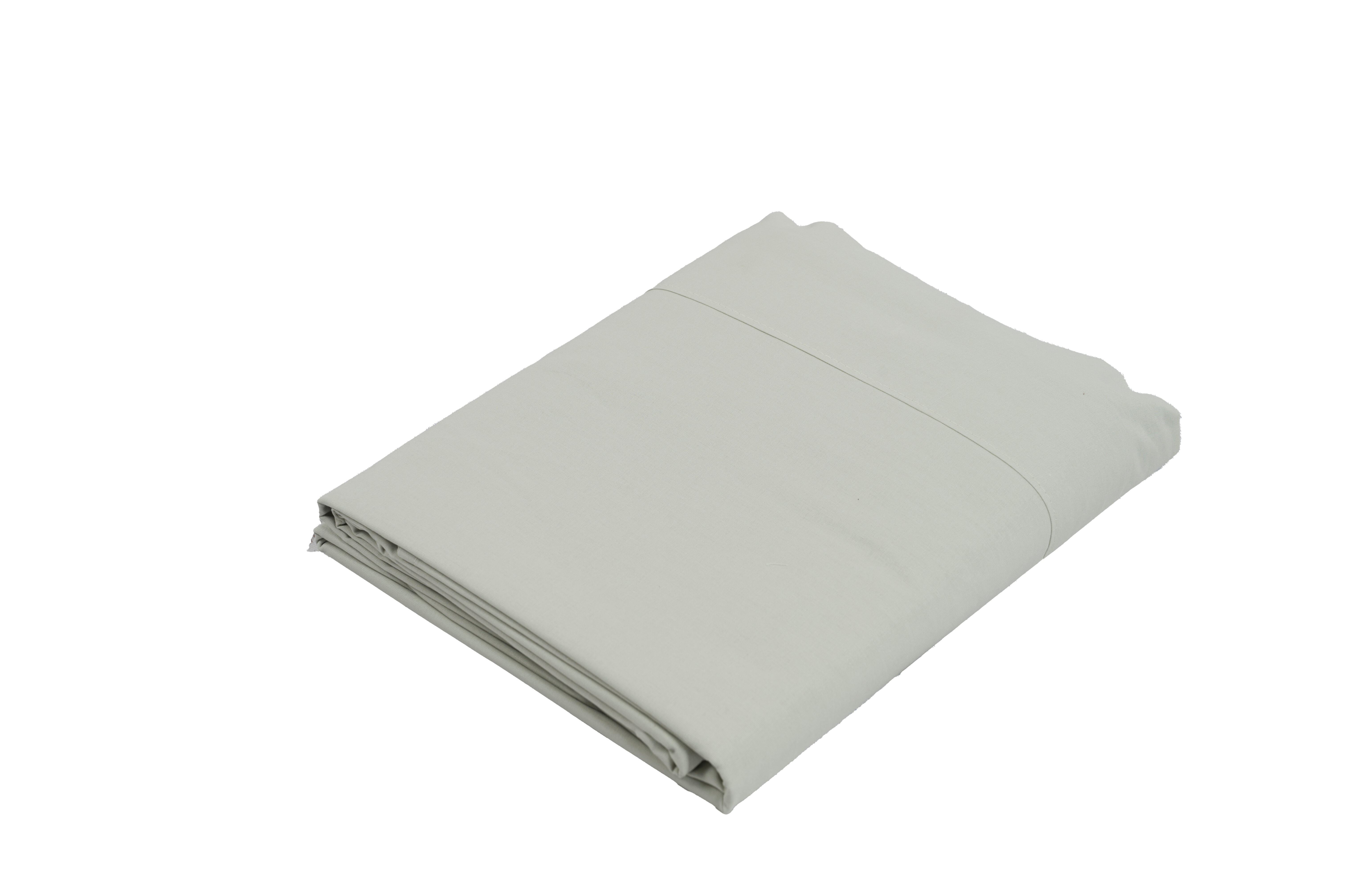 Sábana encimera Esencial algodón 144 hilos verde agua 160x270 para cama de 90 cm - 4