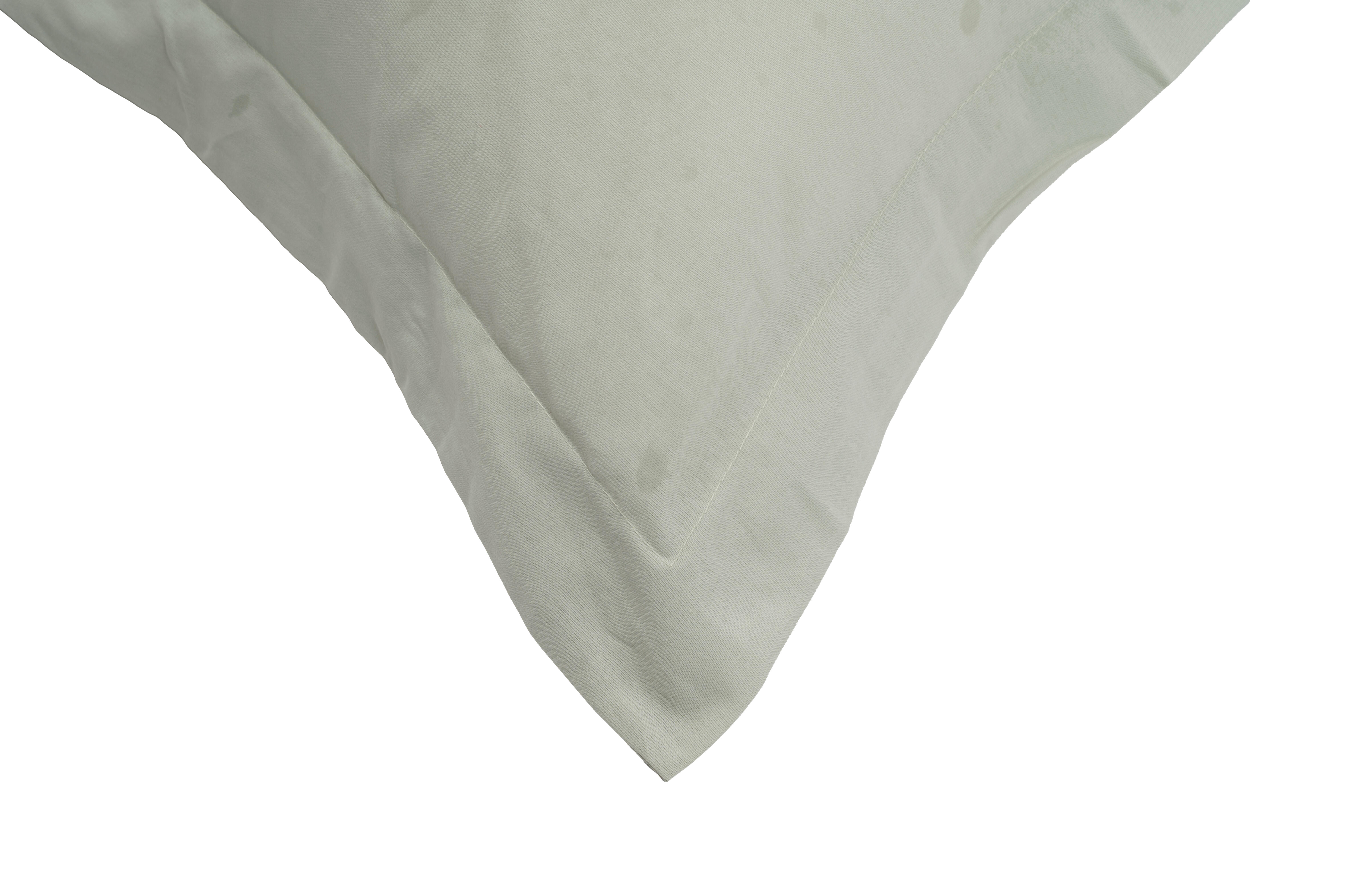 Funda para cuadrante de cama algodón 144 hilos Esencial verde agua 60 x 60 cm para cama de 90, 35, 150, 180 cm - 4