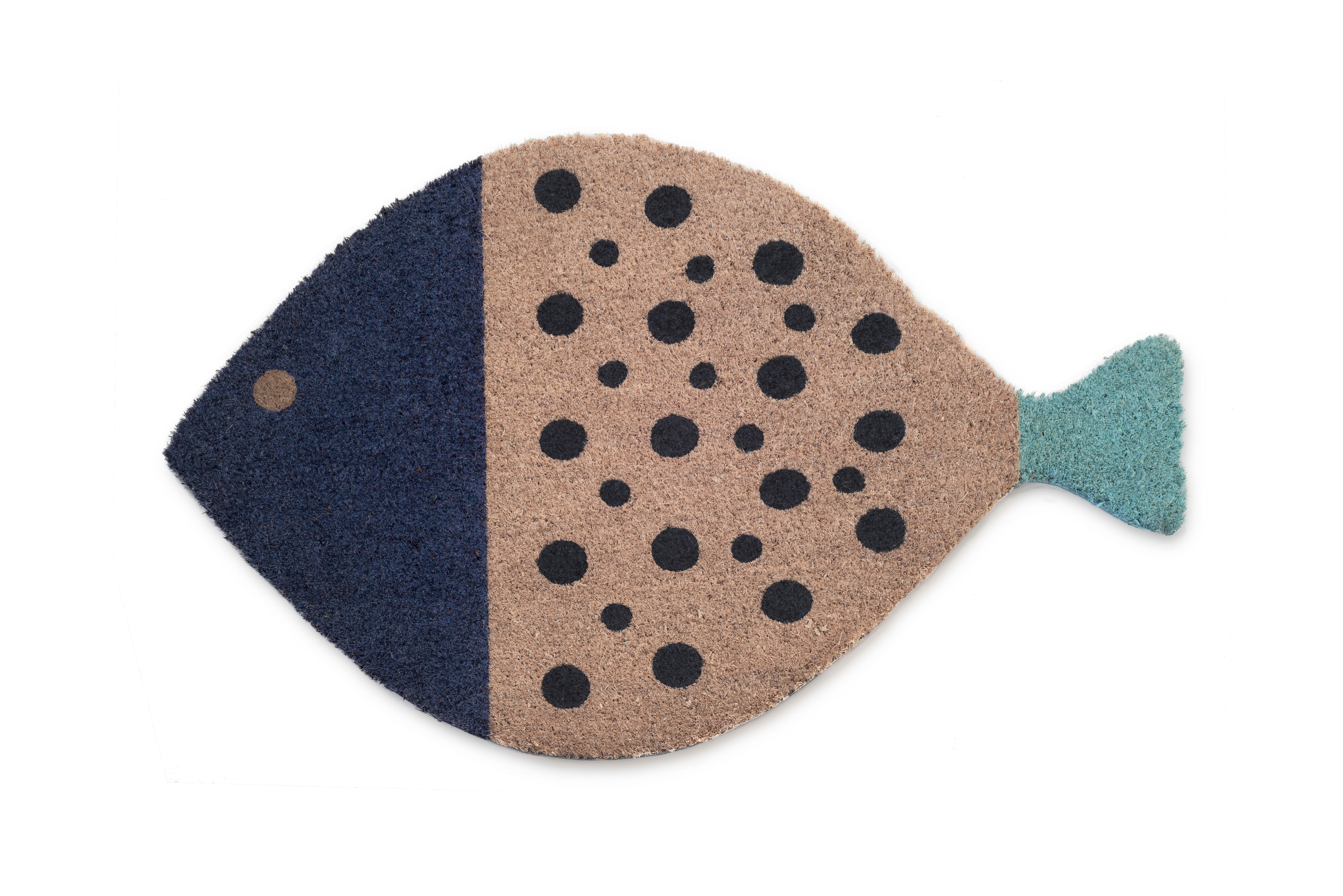 Felpudo de fibra de coco, pvc aral 50 x70 cm