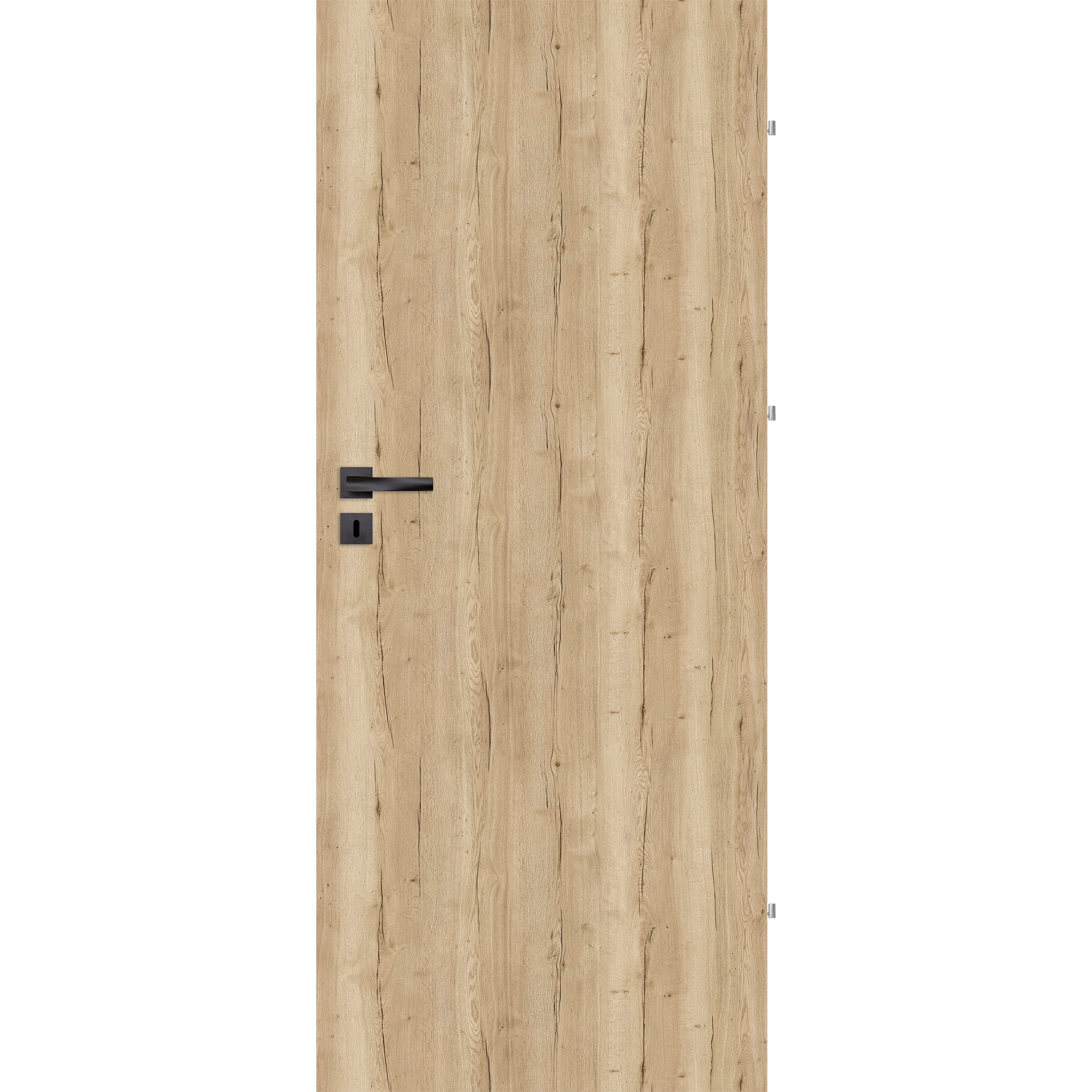 Drzwi wewnętrzne pełne Mars dąb halifax 80 prawe Nawadoor - Leroy