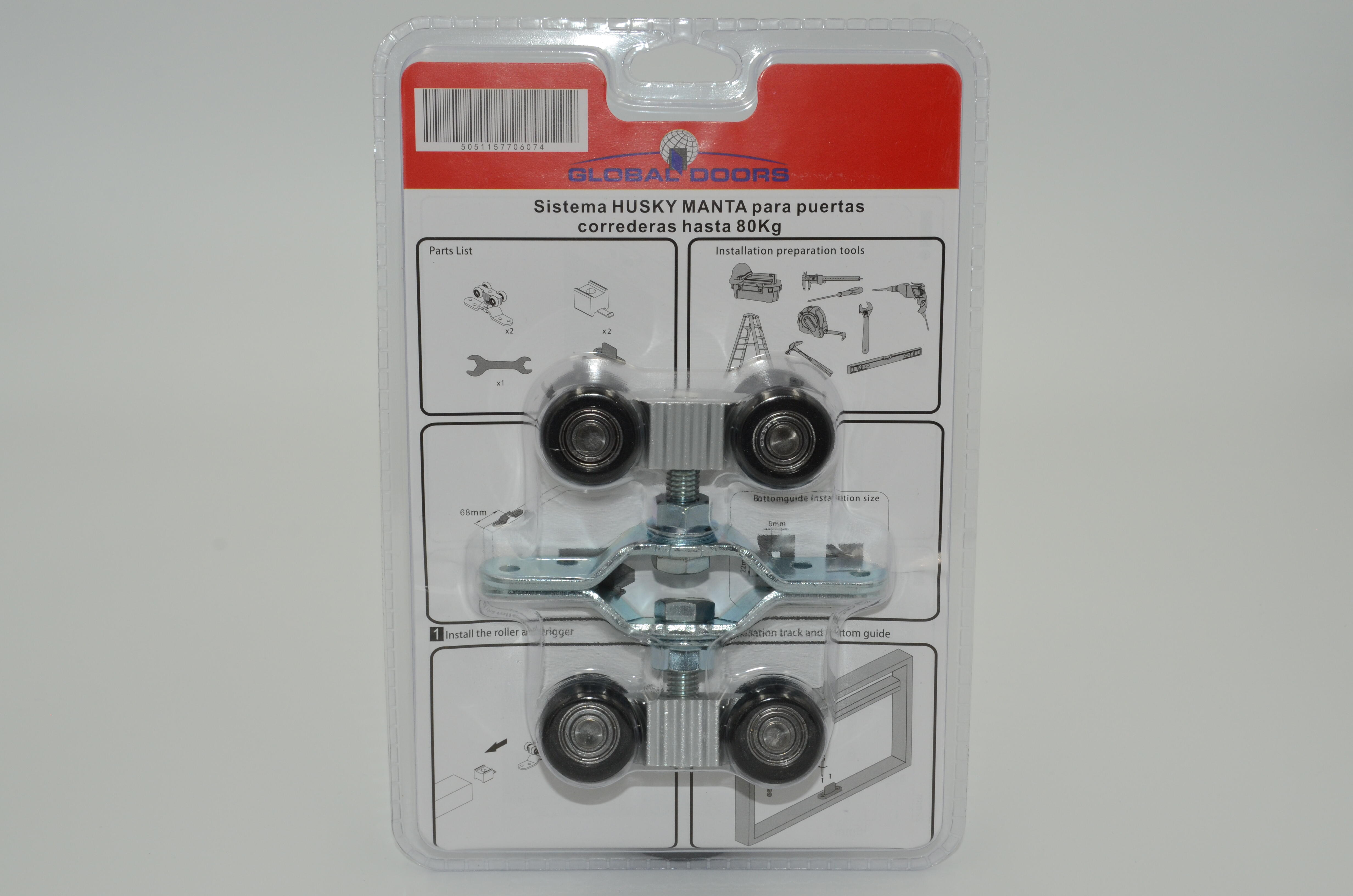 Guía puerta corredera MANTA 2 para puerta de hasta 80kg - 5