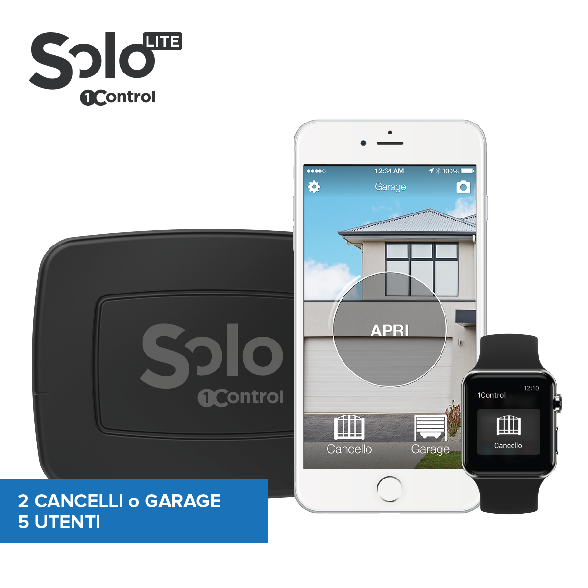 Trasmettitore apricancello da smatphone 1 control - 7