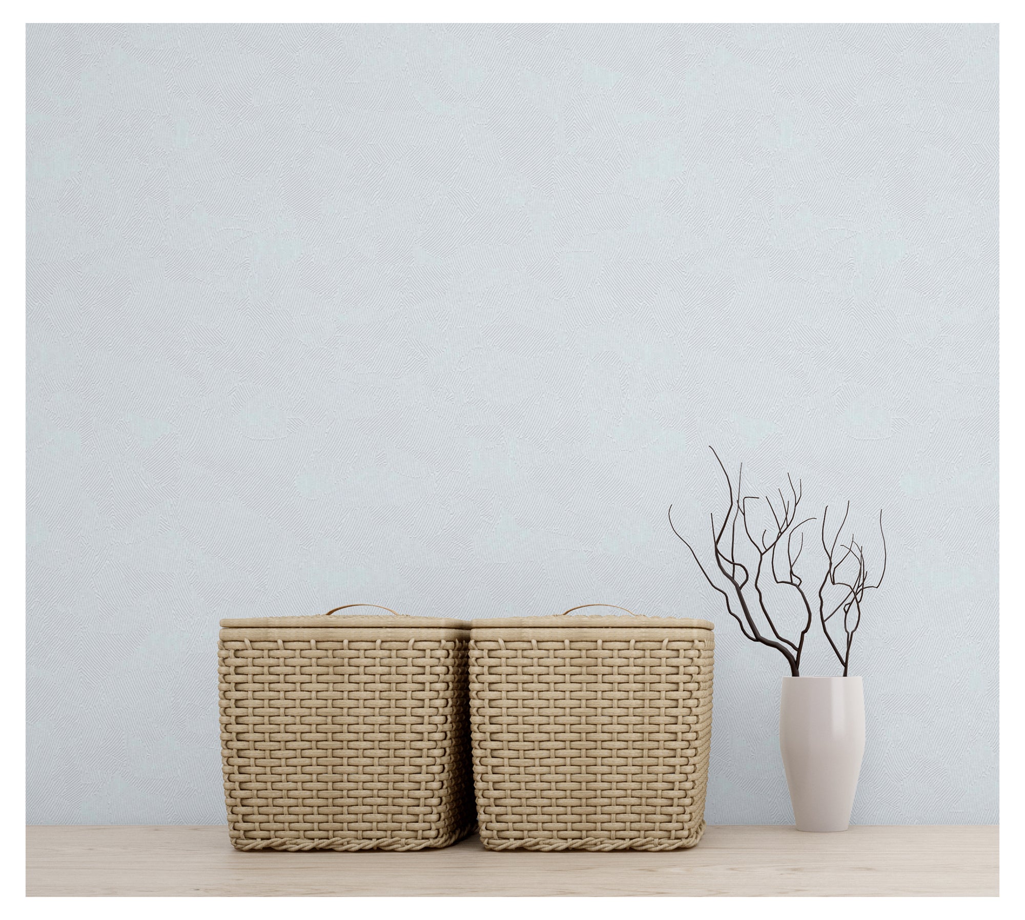 Papel pintado vinilo liso estructura 420324 blanco