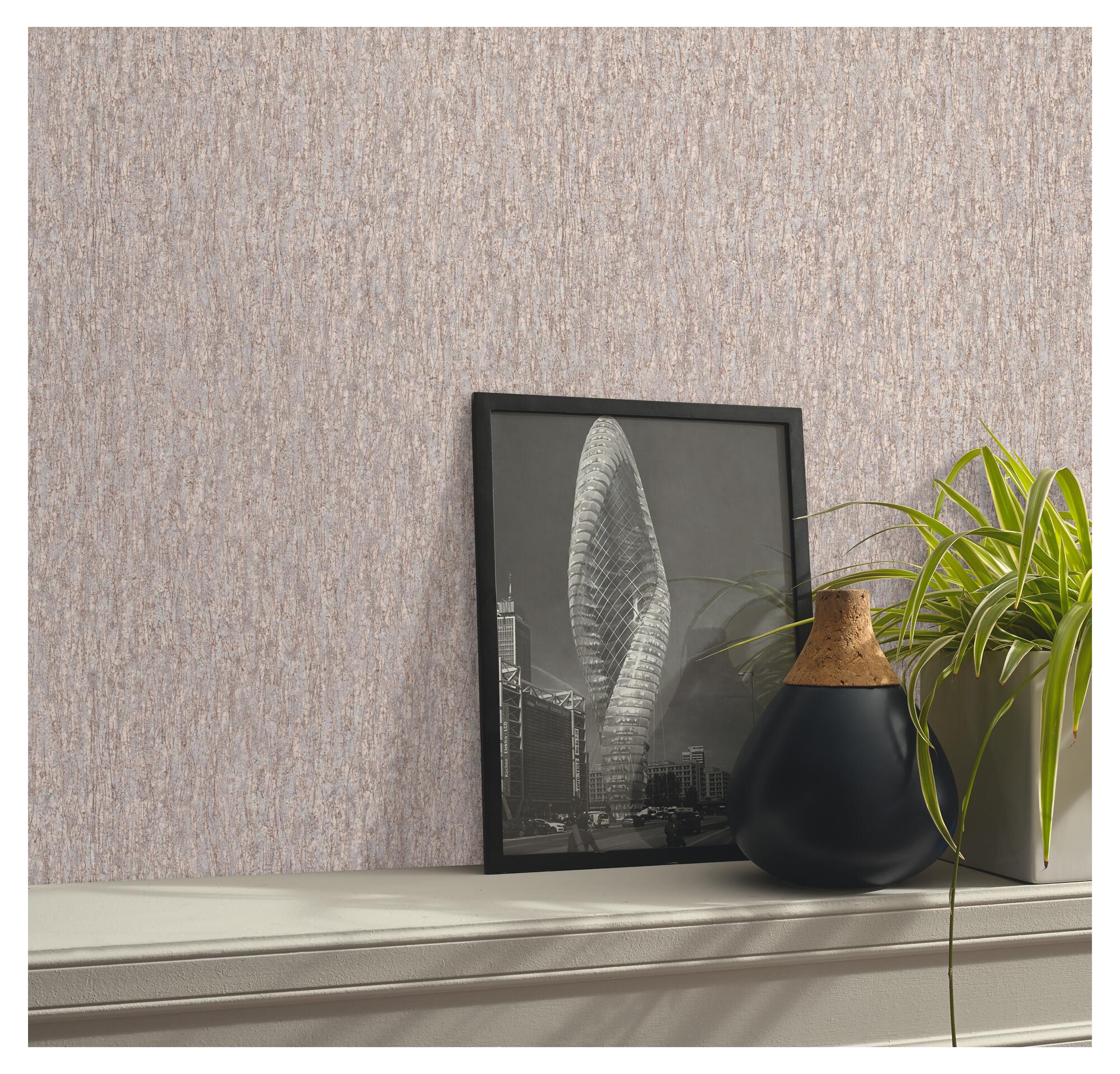 Papel pintado vinilo estructura 511138 gris