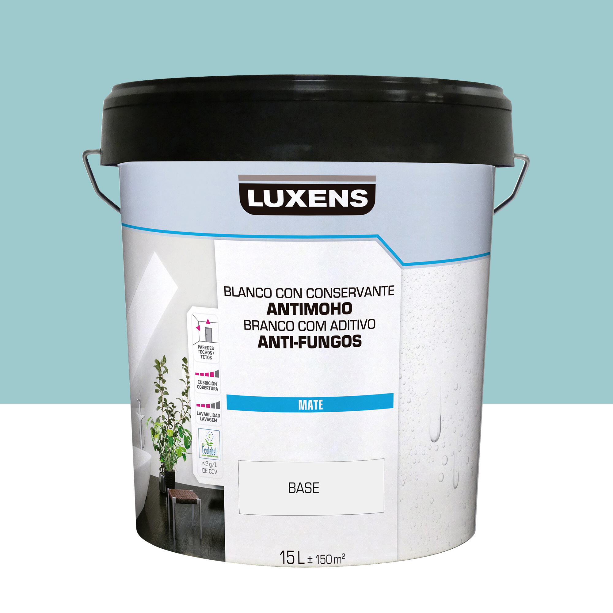 Pintura de interior luxens mate 2020-b30g 15l