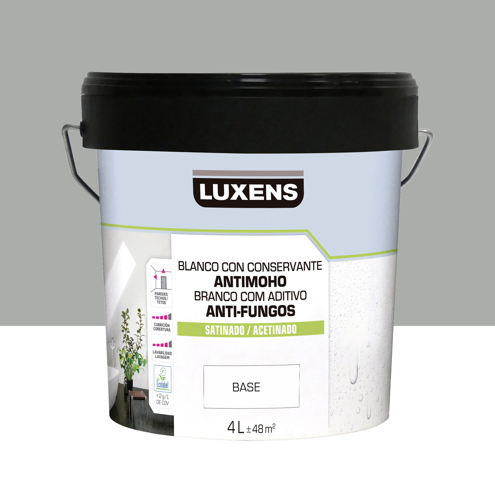 Pintura de interior luxens satinado 3502-r 4l