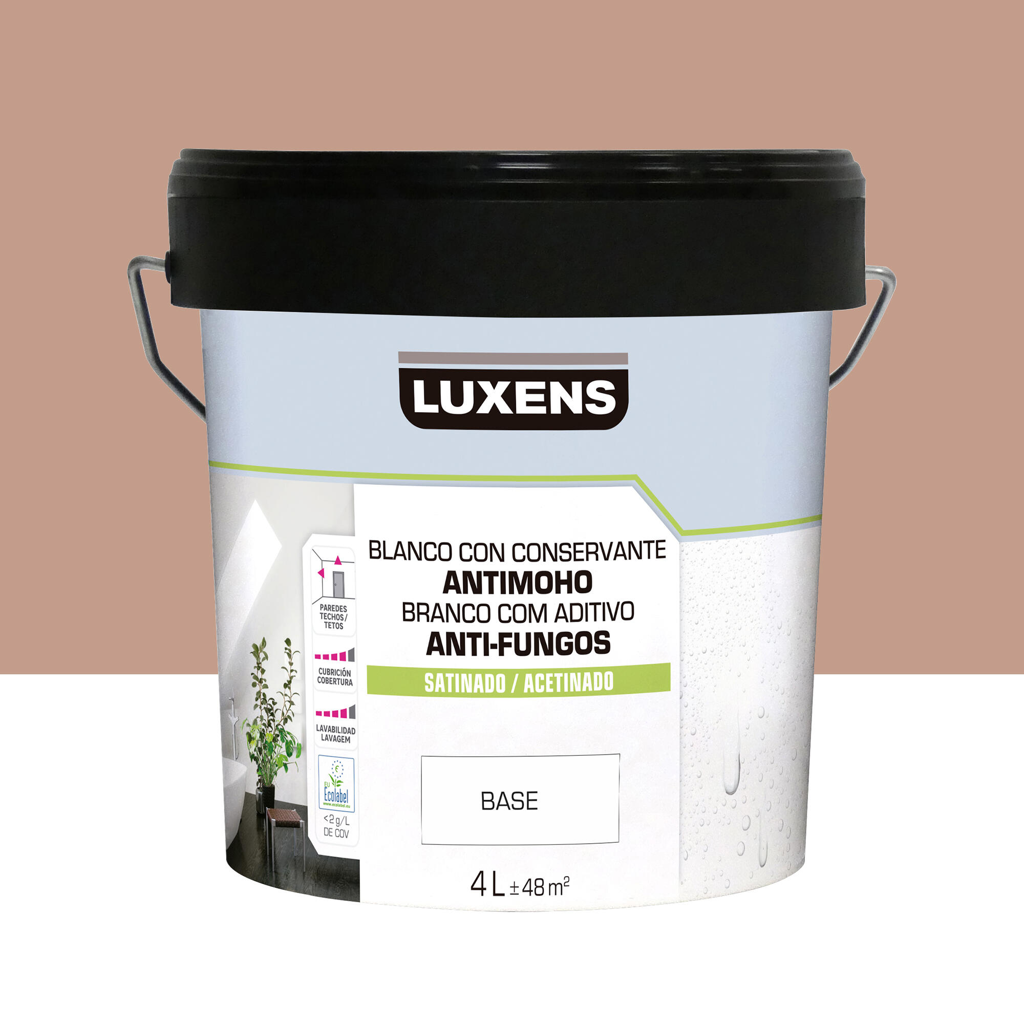 Pintura de interior luxens satinado 3020-y70r 4l