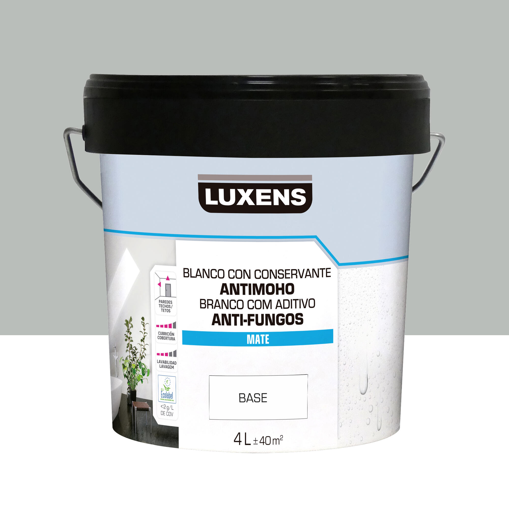 Pintura de interior luxens mate 3000-n 4l