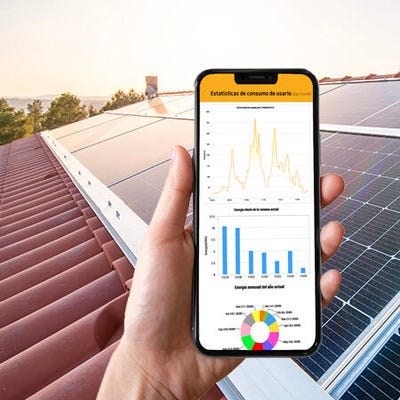 mockup application panneaux solaires en APSystems