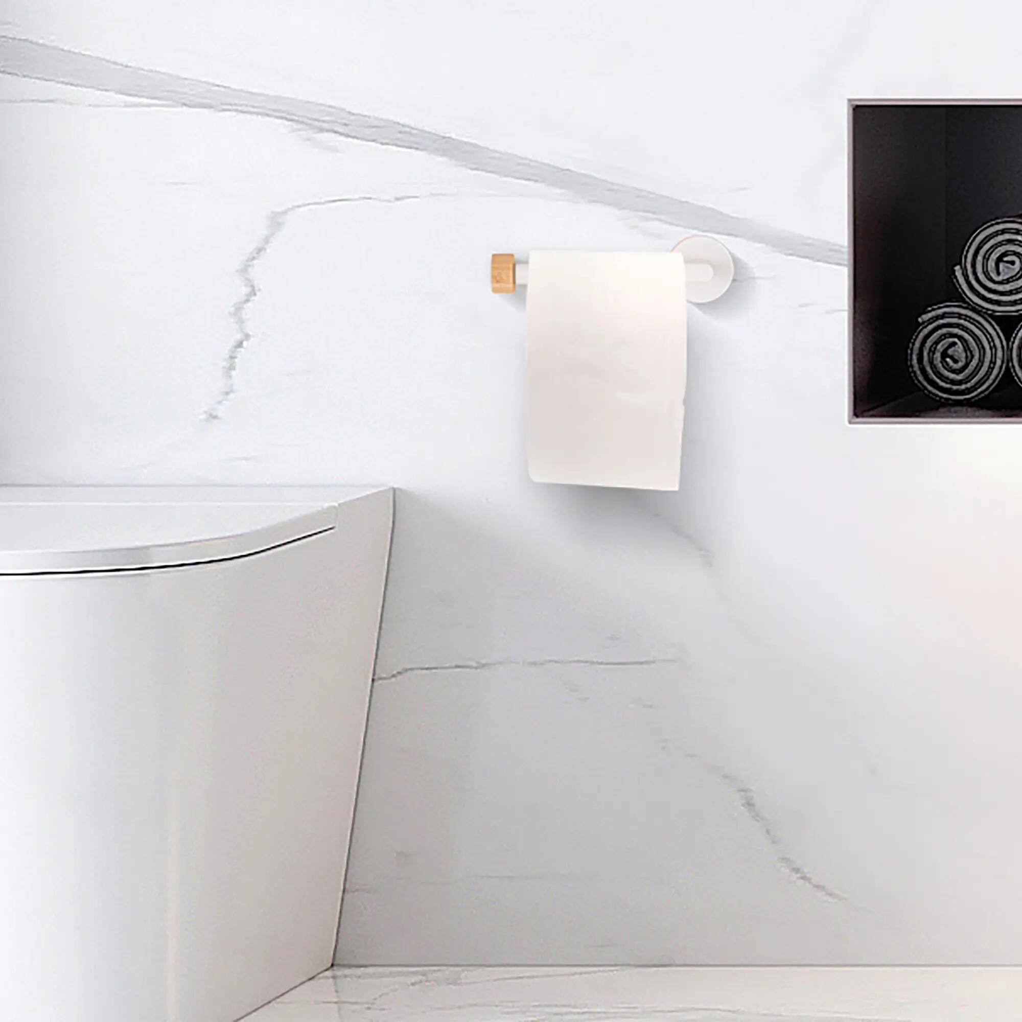 Dérouleur papier WC Iana blanc - 4