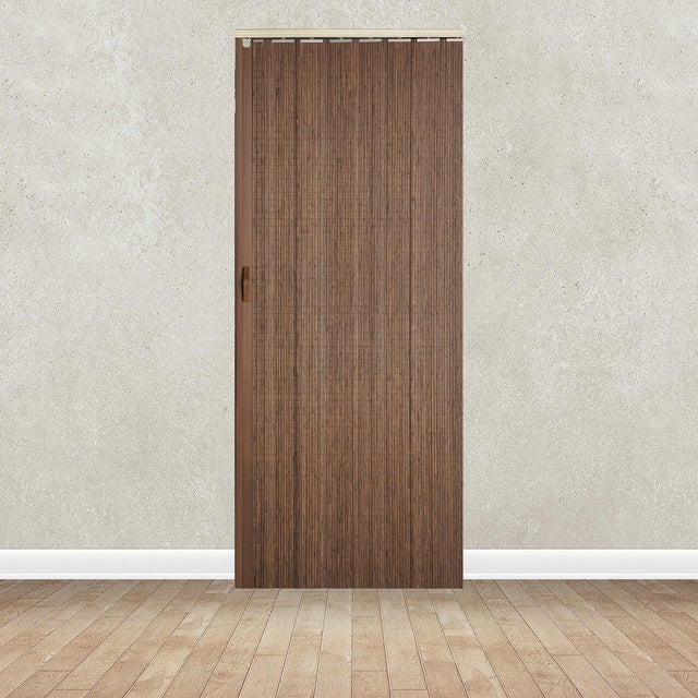 Porta a soffietto Bamboo Espresso in bambù colore noce L 85 x H 214 cm