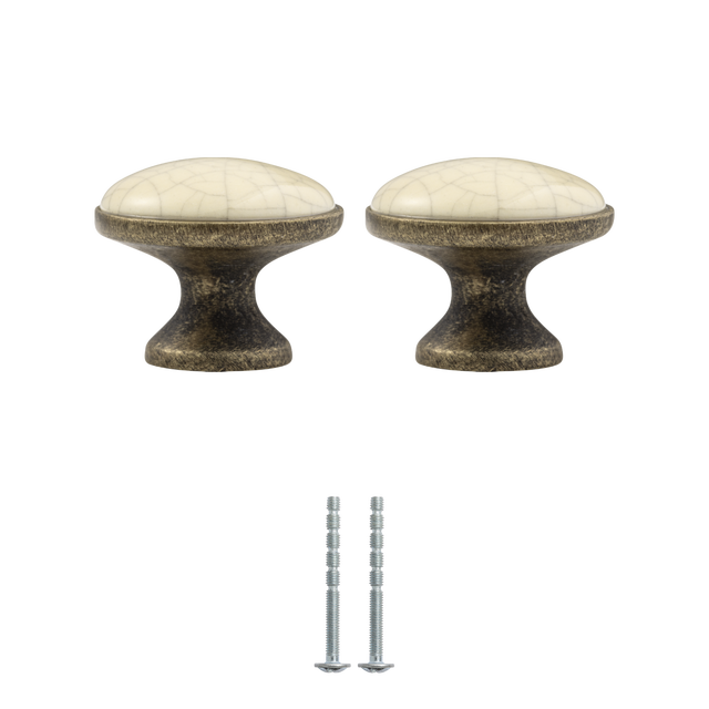 2 Pomo de mueble INSPIRE  blanco