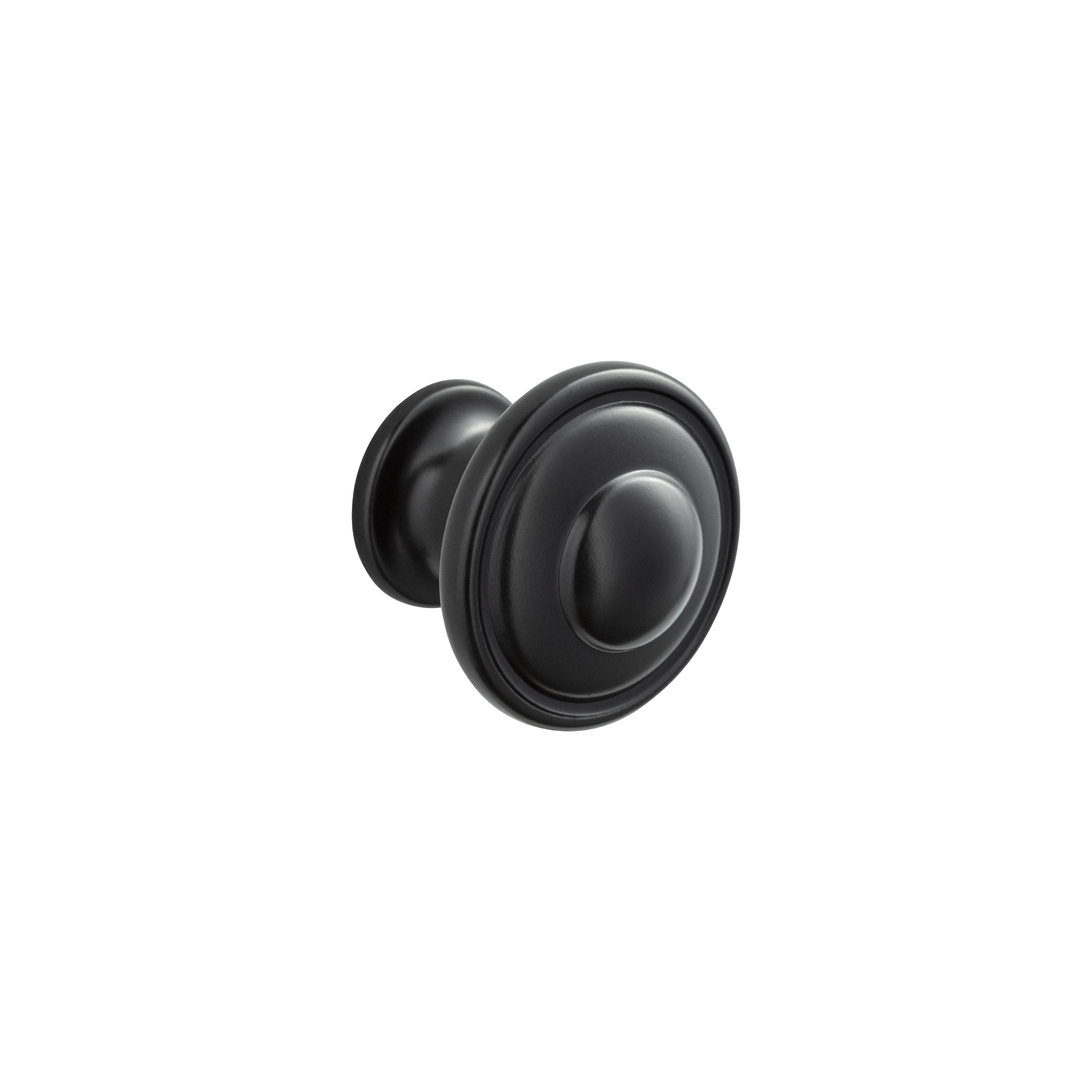 Pomolo per mobili INSPIRE paros in zama nero verniciato opaco  Ø 27.5 mm - 7