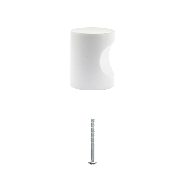 Pomo de mueble INSPIRE blanco mate